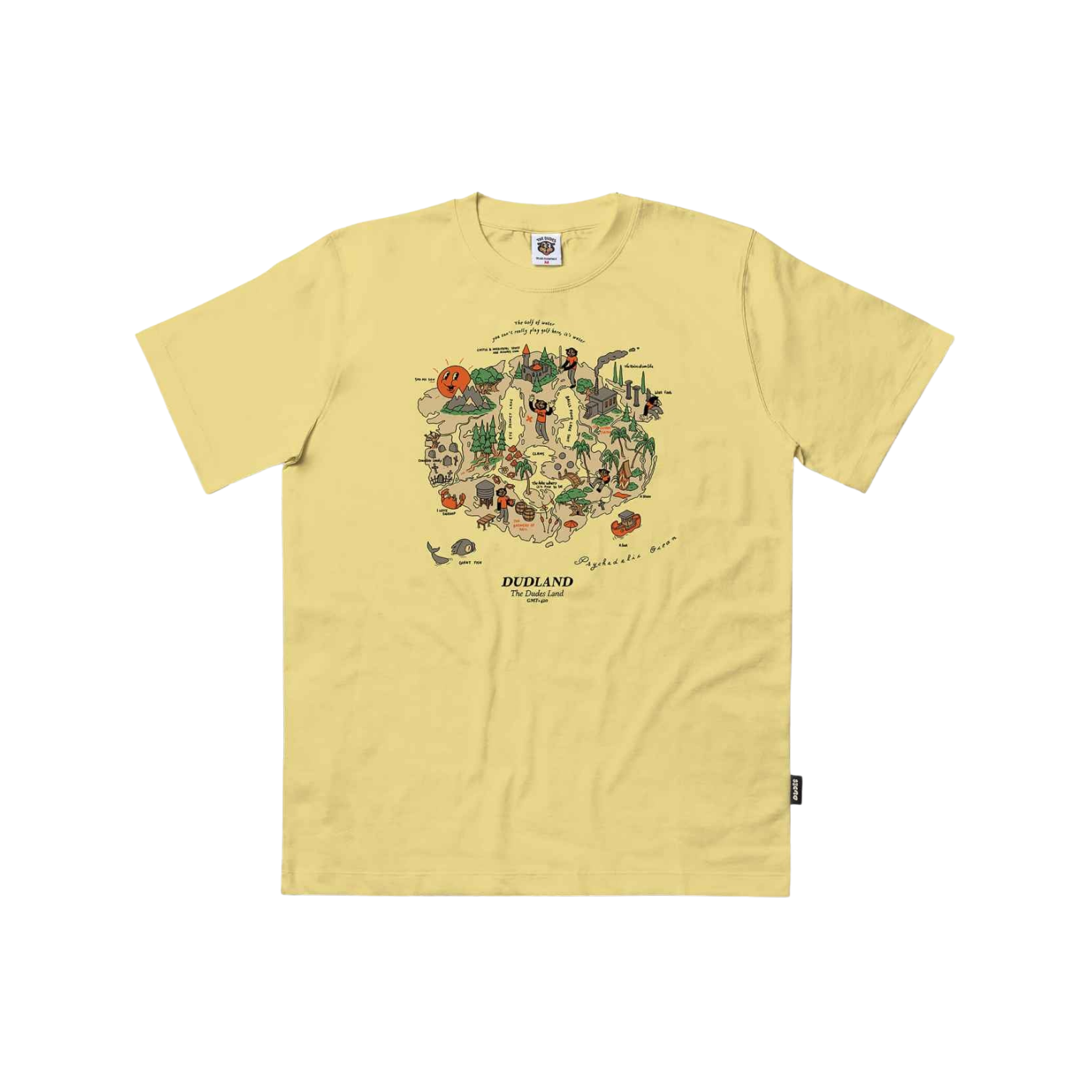 THE DUDES DUDLAND T-SHIRT - BRITISH KHAKI