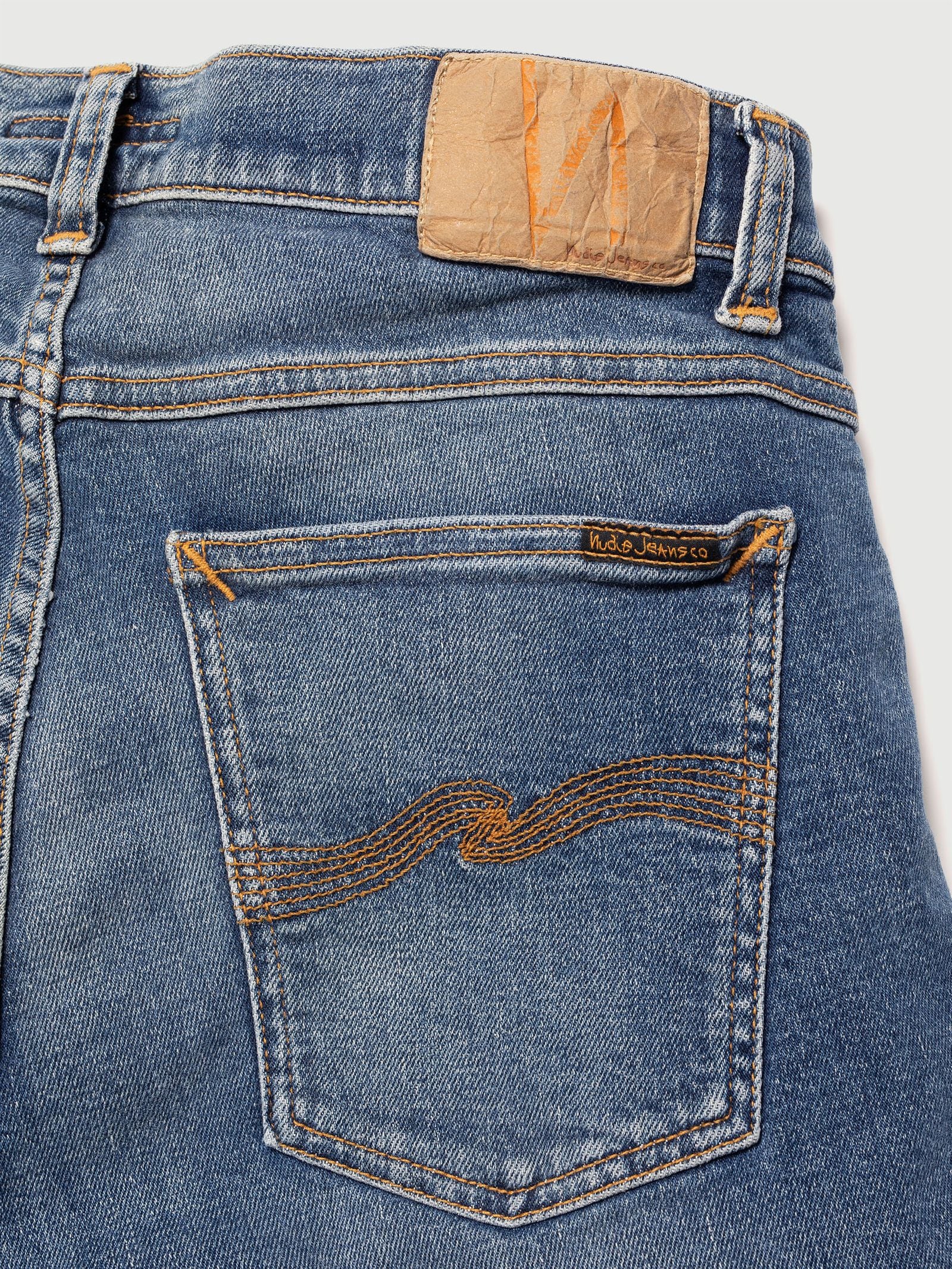 Nudie Jeans Tight Terry — Inbetween Blues — view 5
