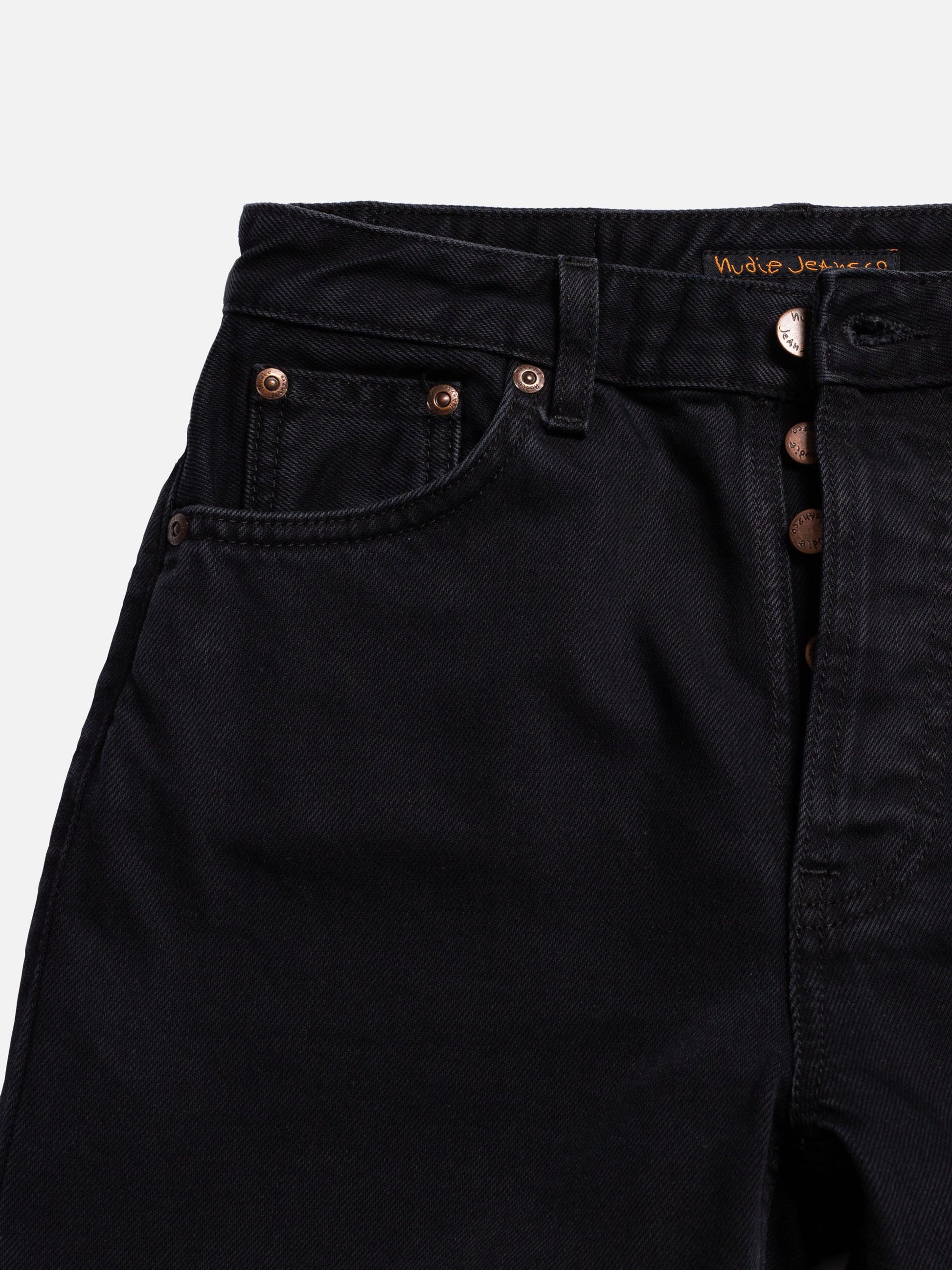 NUDIE JEANS BREEZY BRITT AGED BLACK