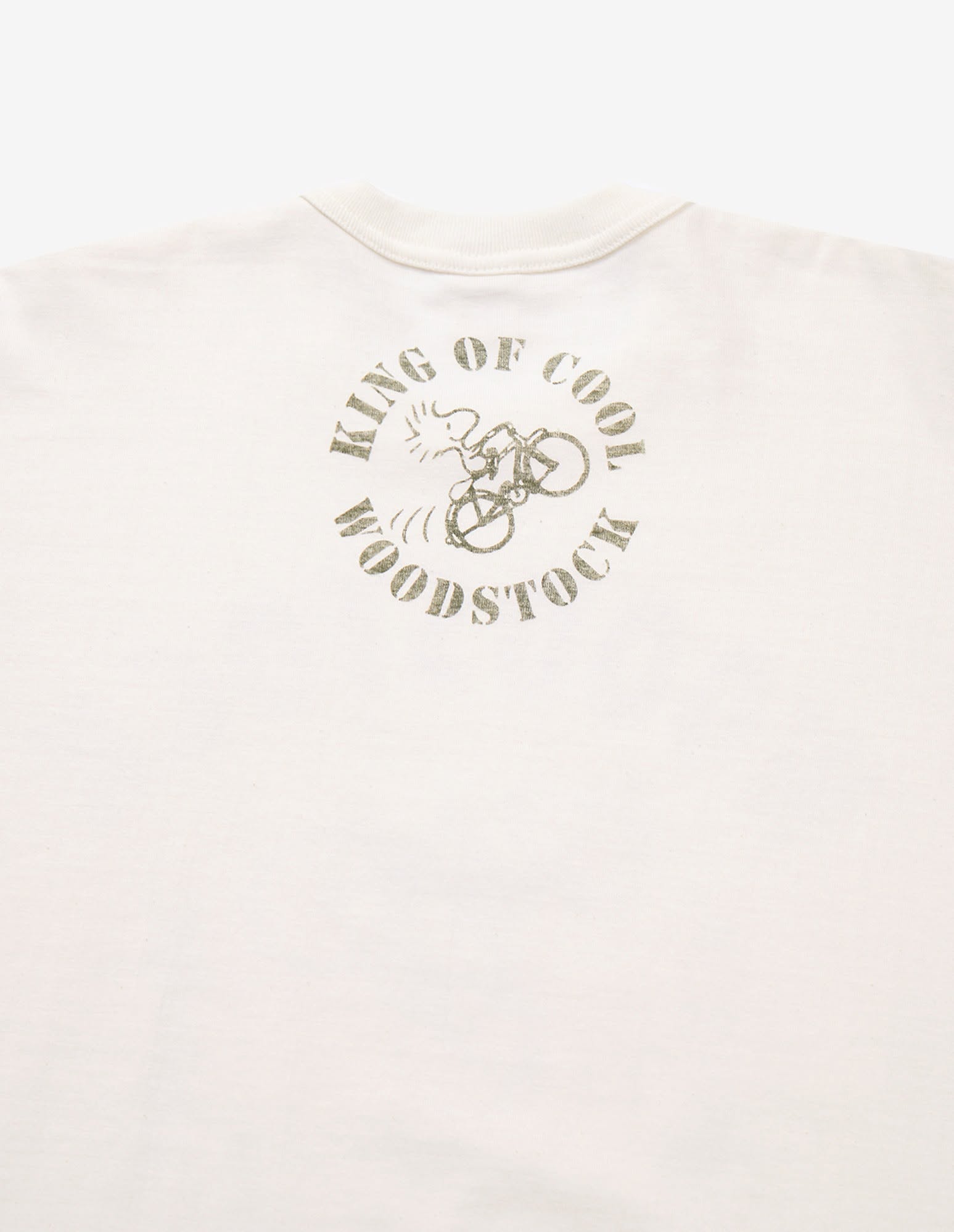 TOYS MCCOY PEANUTS TEE WOODSTOCK KING OF COOL - OFFWHITE