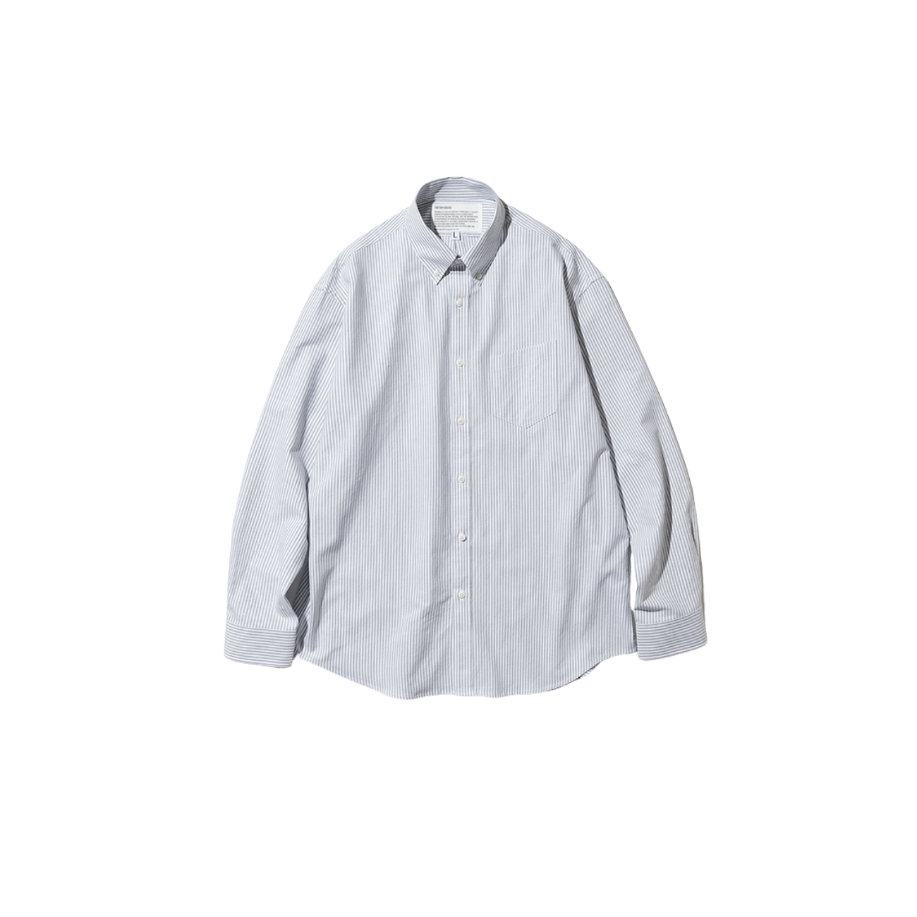 UNIFORM BRIDGE OXFORD BD SHIRTS GREY STRIPE - GREY STRIPE