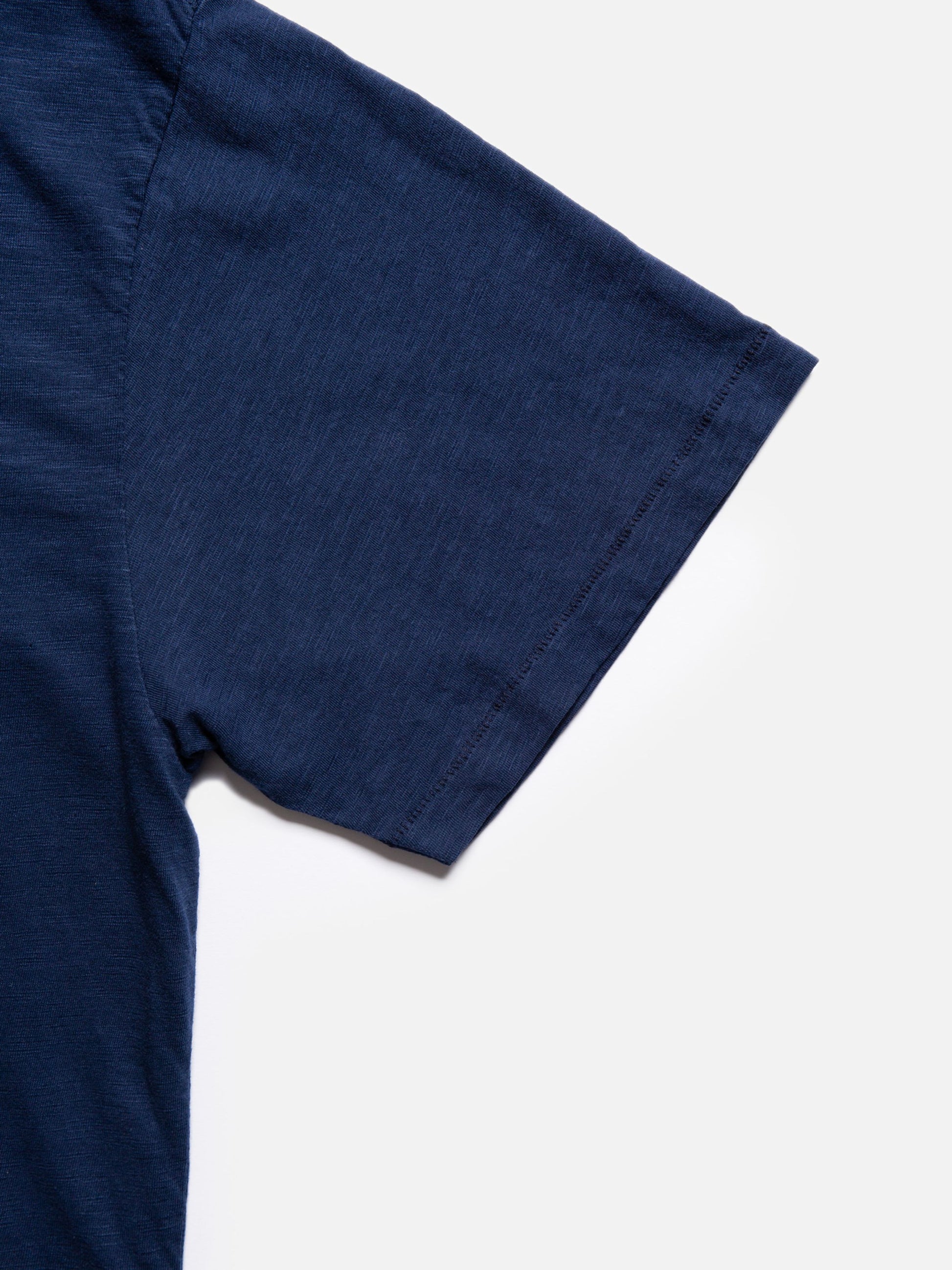 NUDIE JEANS ROFFE T-SHIRT - FRENCH BLUE