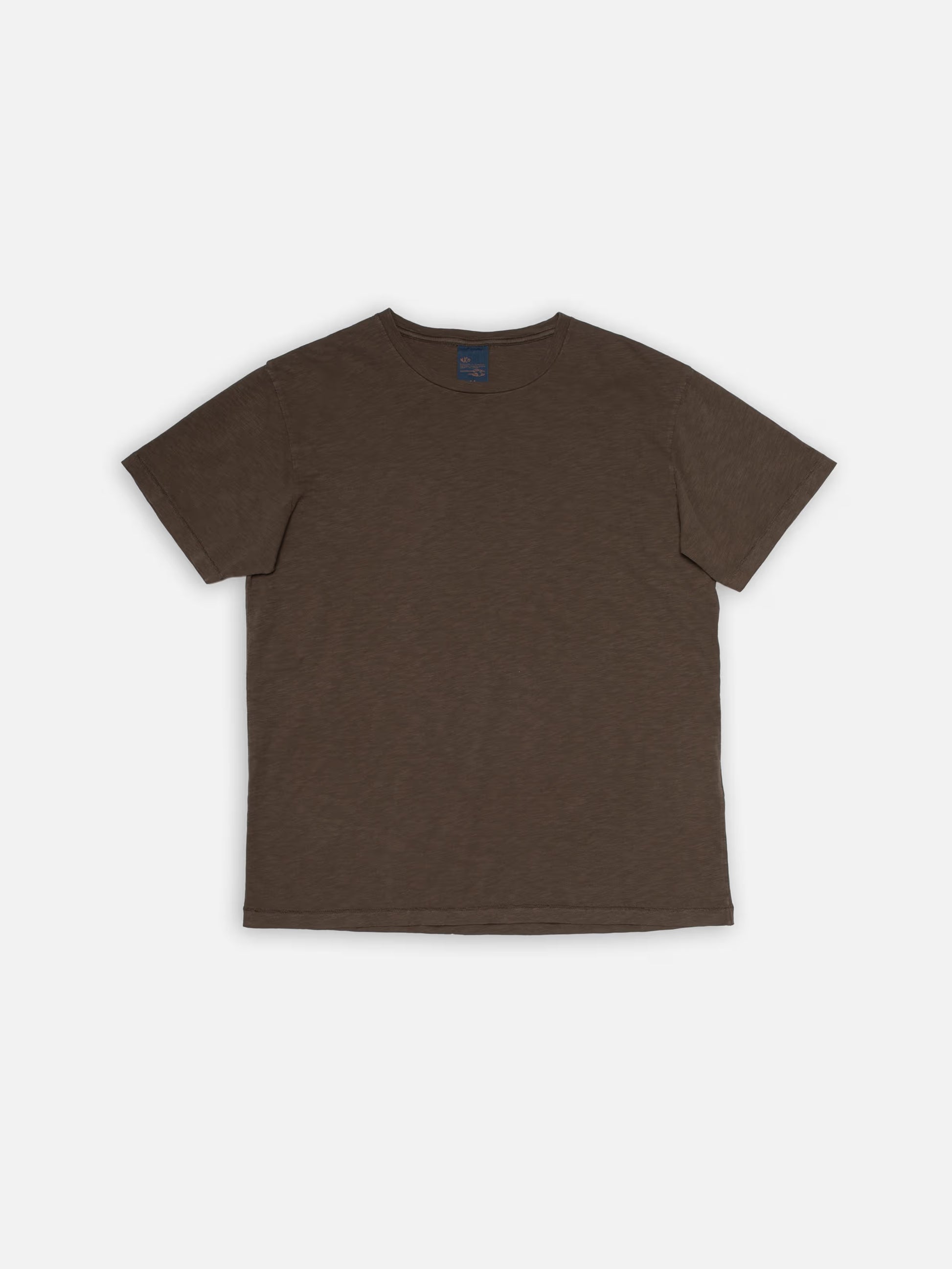 NUDIE JEANS ROFFE T-SHIRT - BLACK/BROWN
