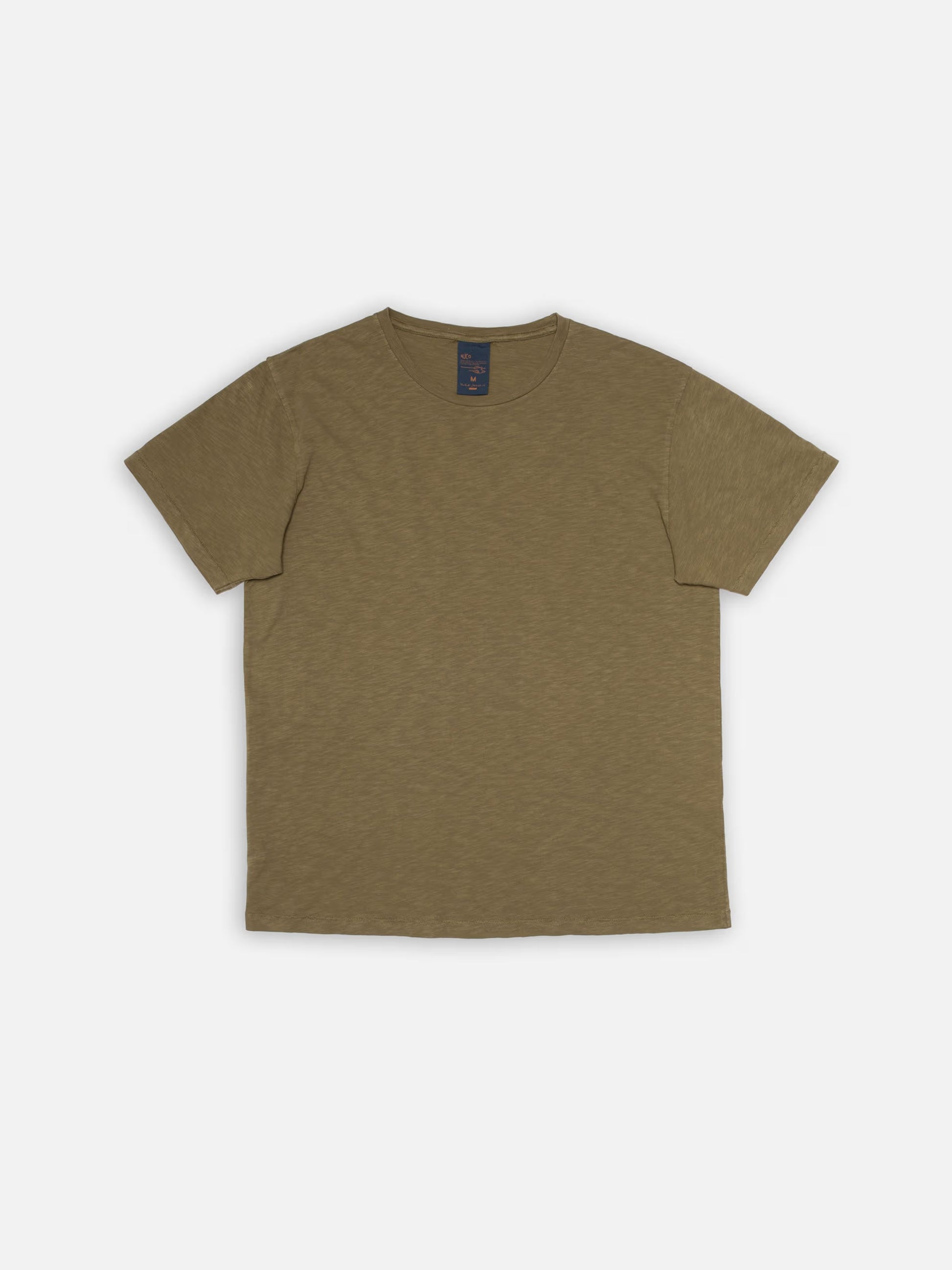 NUDIE JEANS ROFFE T-SHIRT - OLIVE