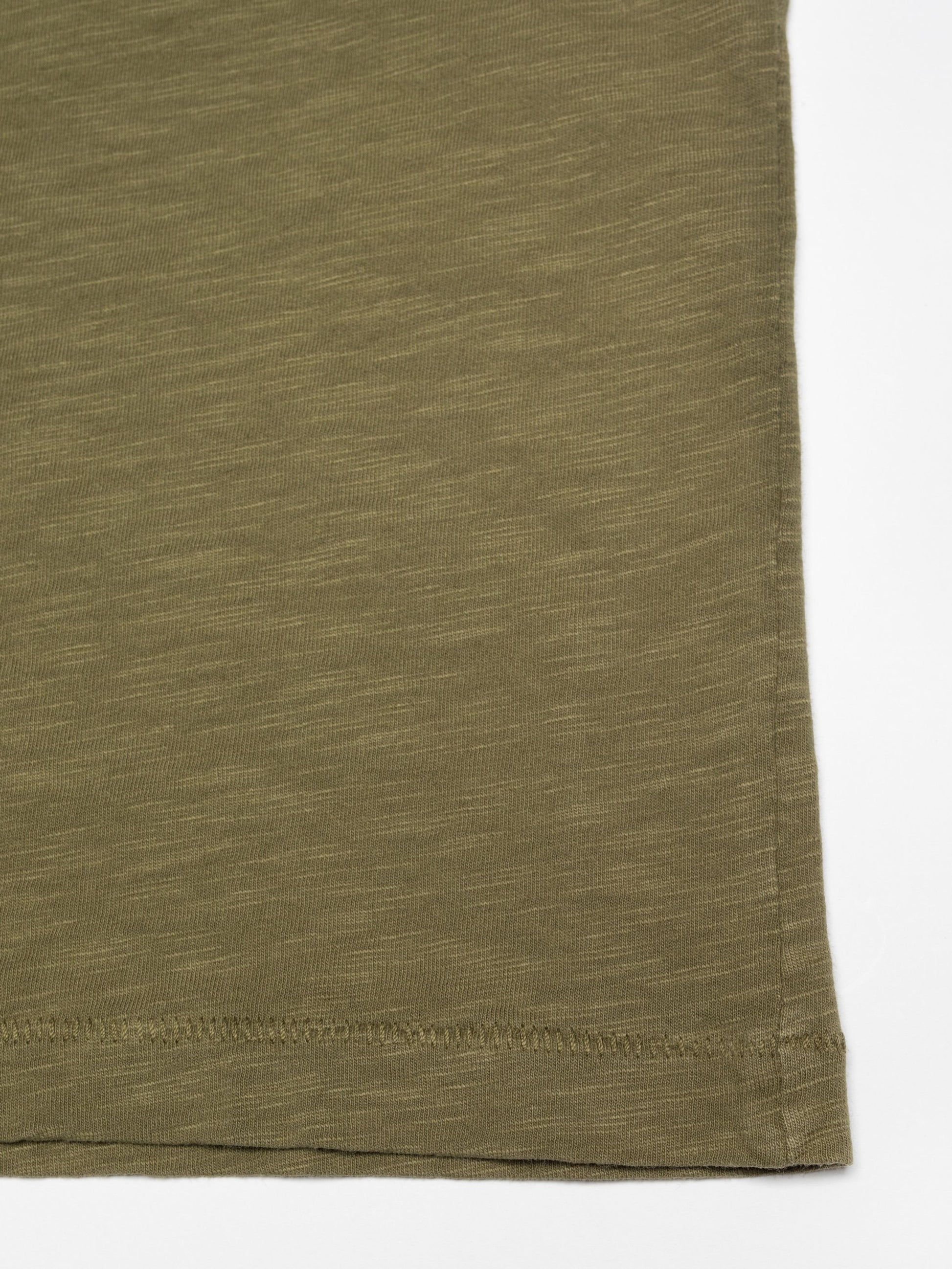 NUDIE JEANS ROFFE T-SHIRT - OLIVE