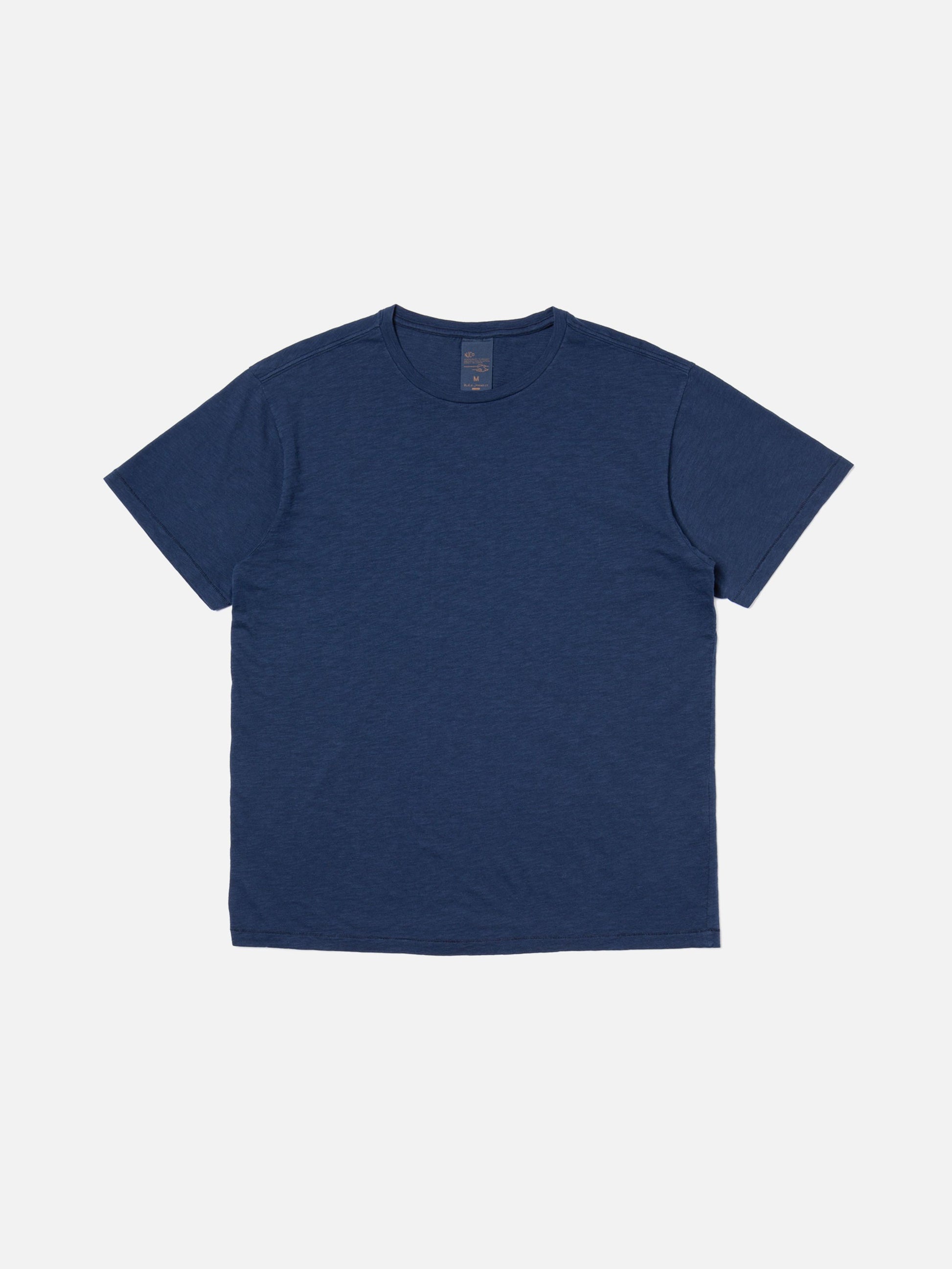 NUDIE JEANS ROFFE T-SHIRT - FRENCH BLUE