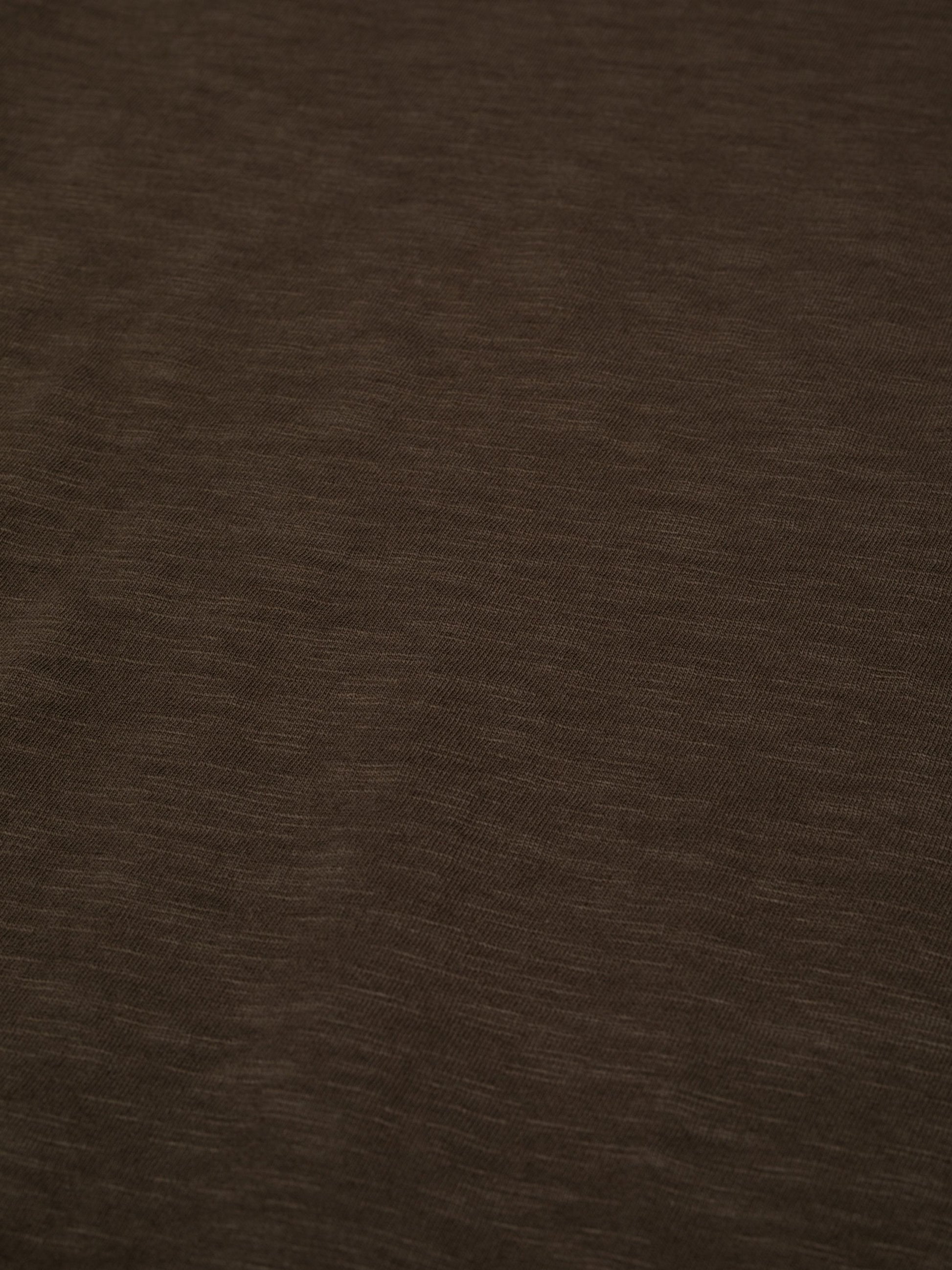 NUDIE JEANS ROFFE T-SHIRT - BLACK/BROWN