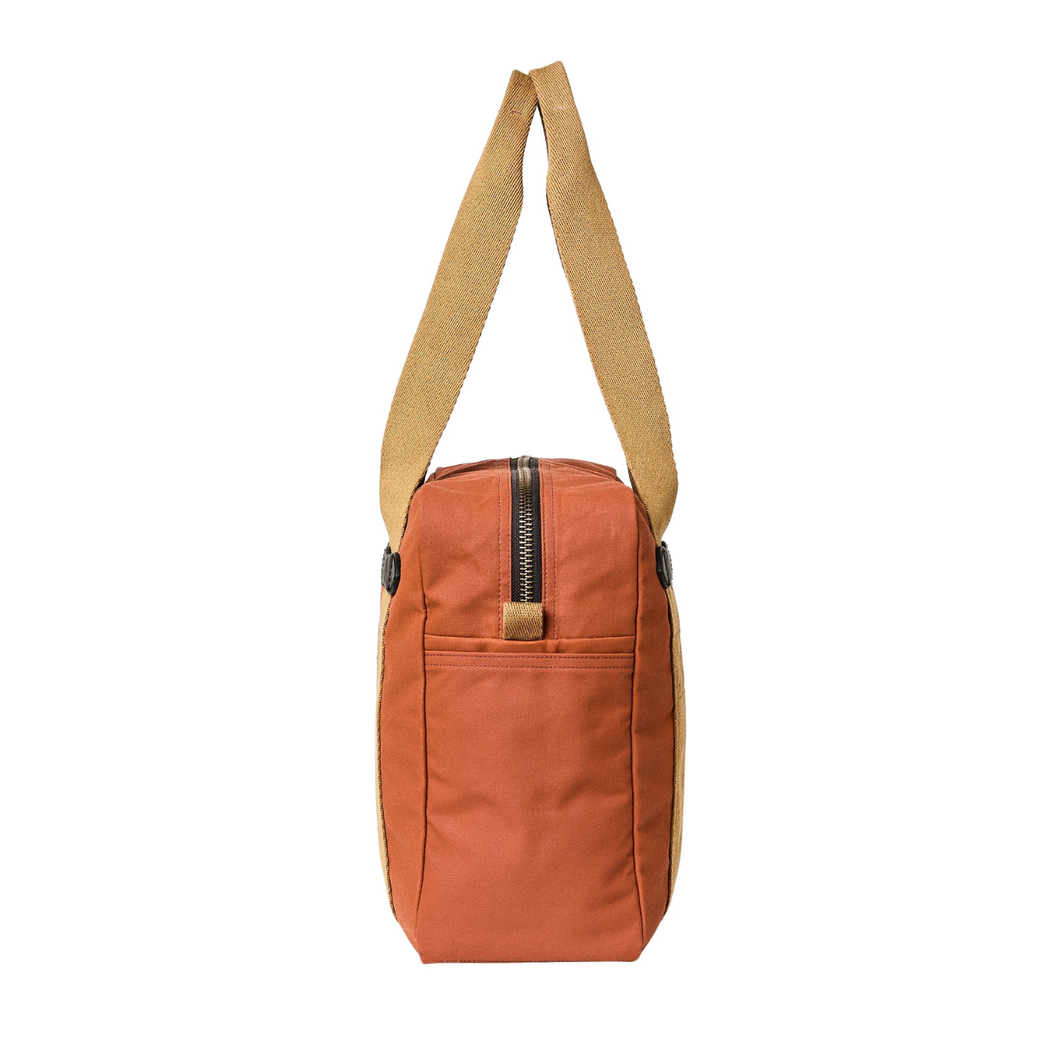 FILSON SURVEYOR CROSSBODY PACK - DARK TAN/FLAME