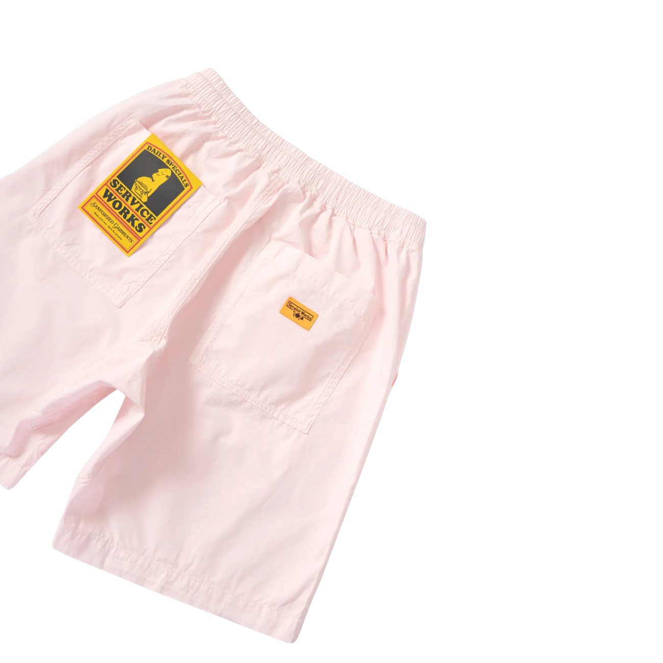 SERVICE WORKS POPLIN CHEF SHORT - DUSTY PINK