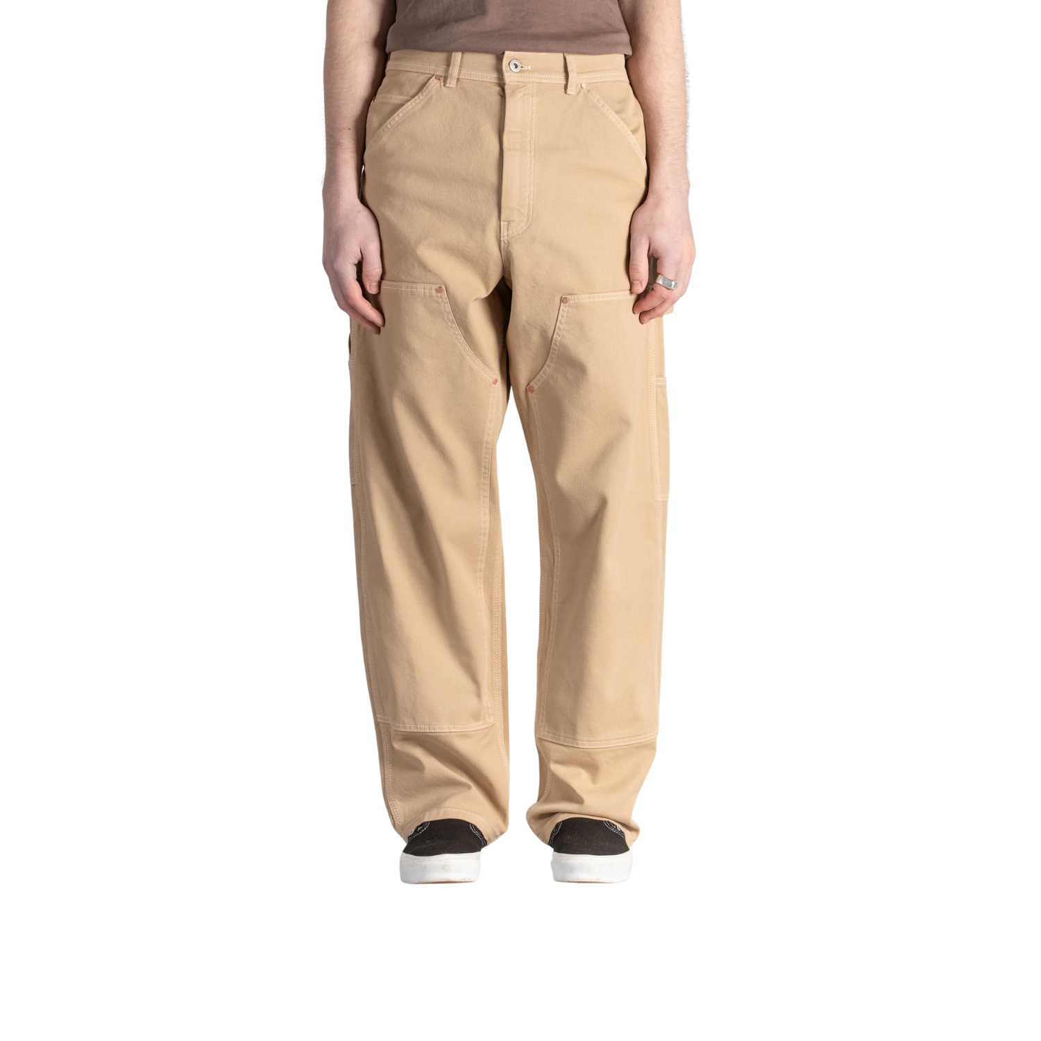 STAN RAY DOUBLE KNEE PANT - VINTAGE KHAKI DUCK