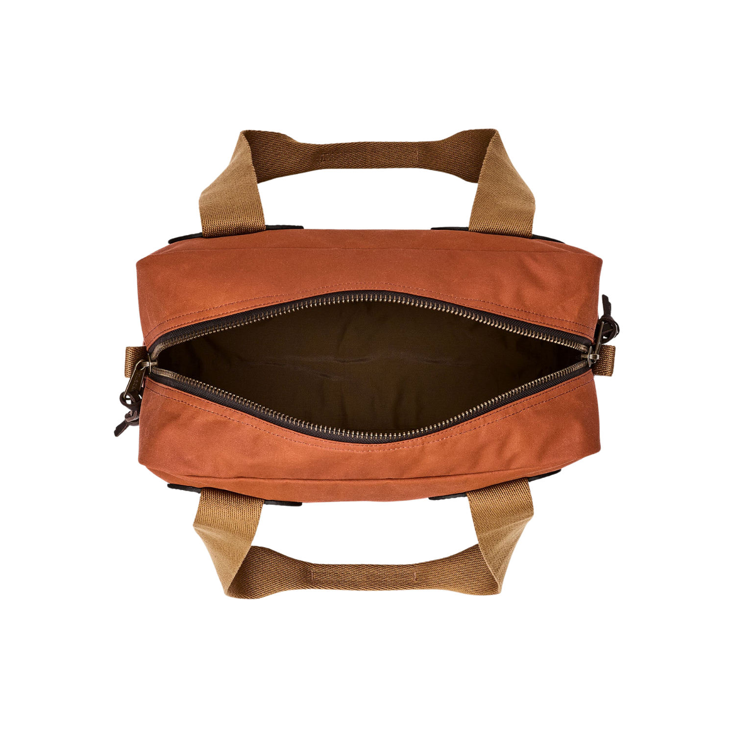 FILSON SURVEYOR CROSSBODY PACK - DARK TAN/FLAME