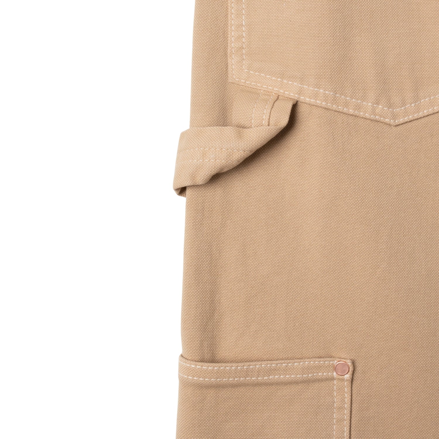 Stan Ray Double Knee Pant — Vintage Khaki Duck — view 6