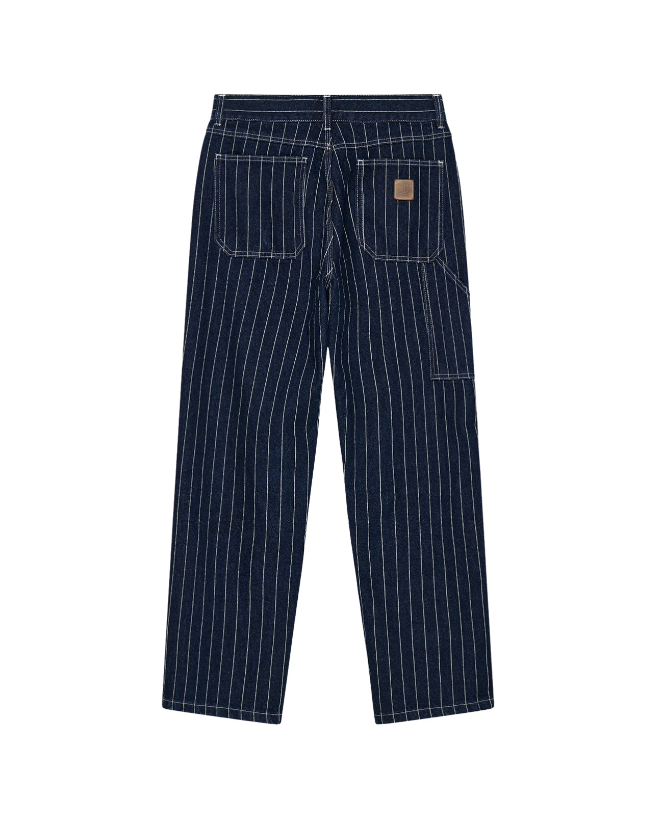 DEUS EX MACHINA DALLAS STRIPE WORK PANT - INDIGO