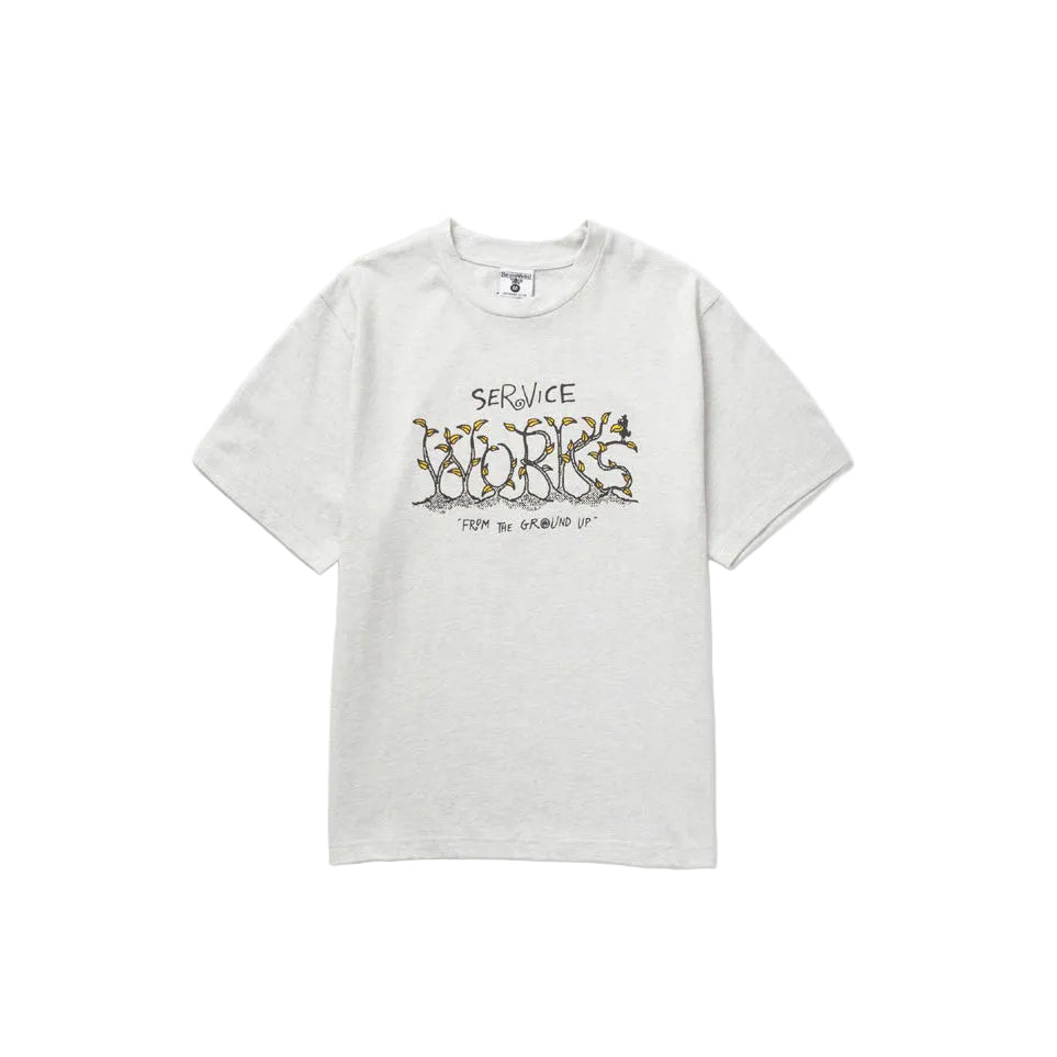 SERVICE WORKS GROUND UP TEE - ASH