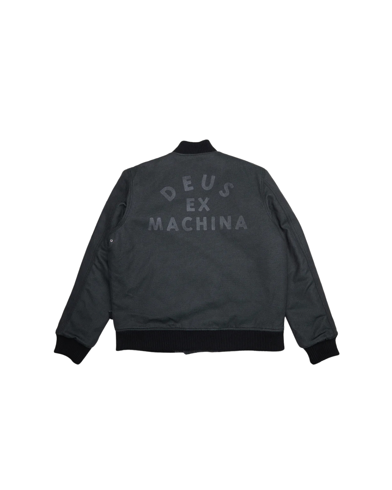 Deus Ex Machina Riders Friend Bomber — Black — view 7