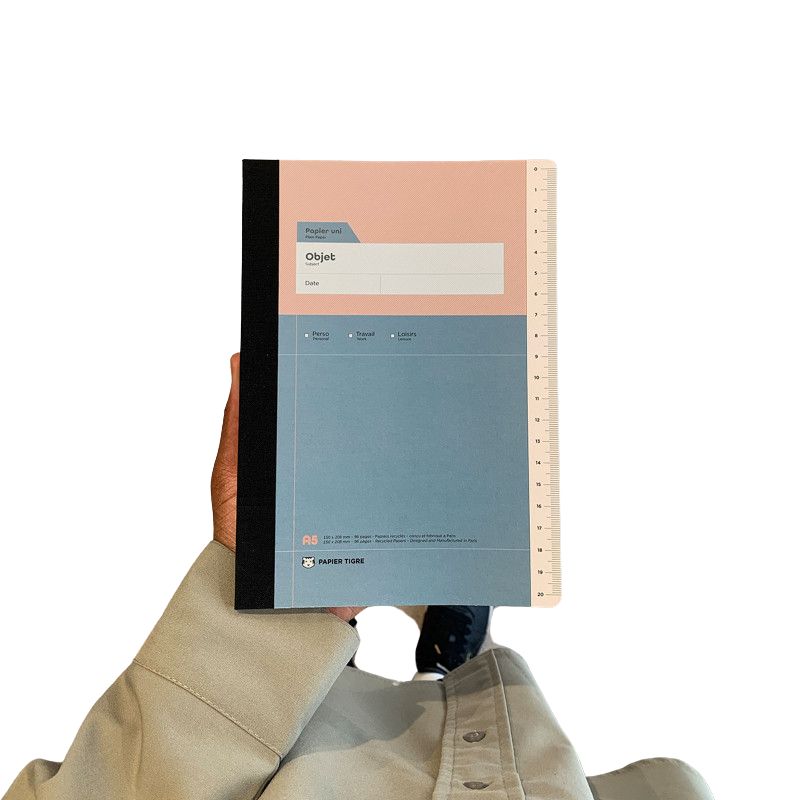 PAPIER TIGRE  NOTEBOOK A5 - ADMIN PLAIN