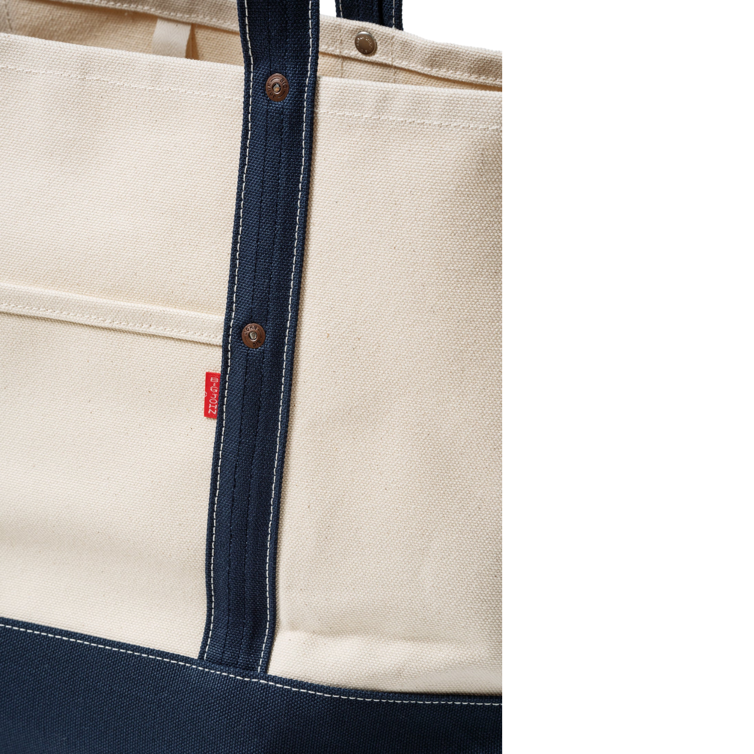 BIG JOHN VBTT45 CANVAS TOTE BAG - KINARI/NAVY
