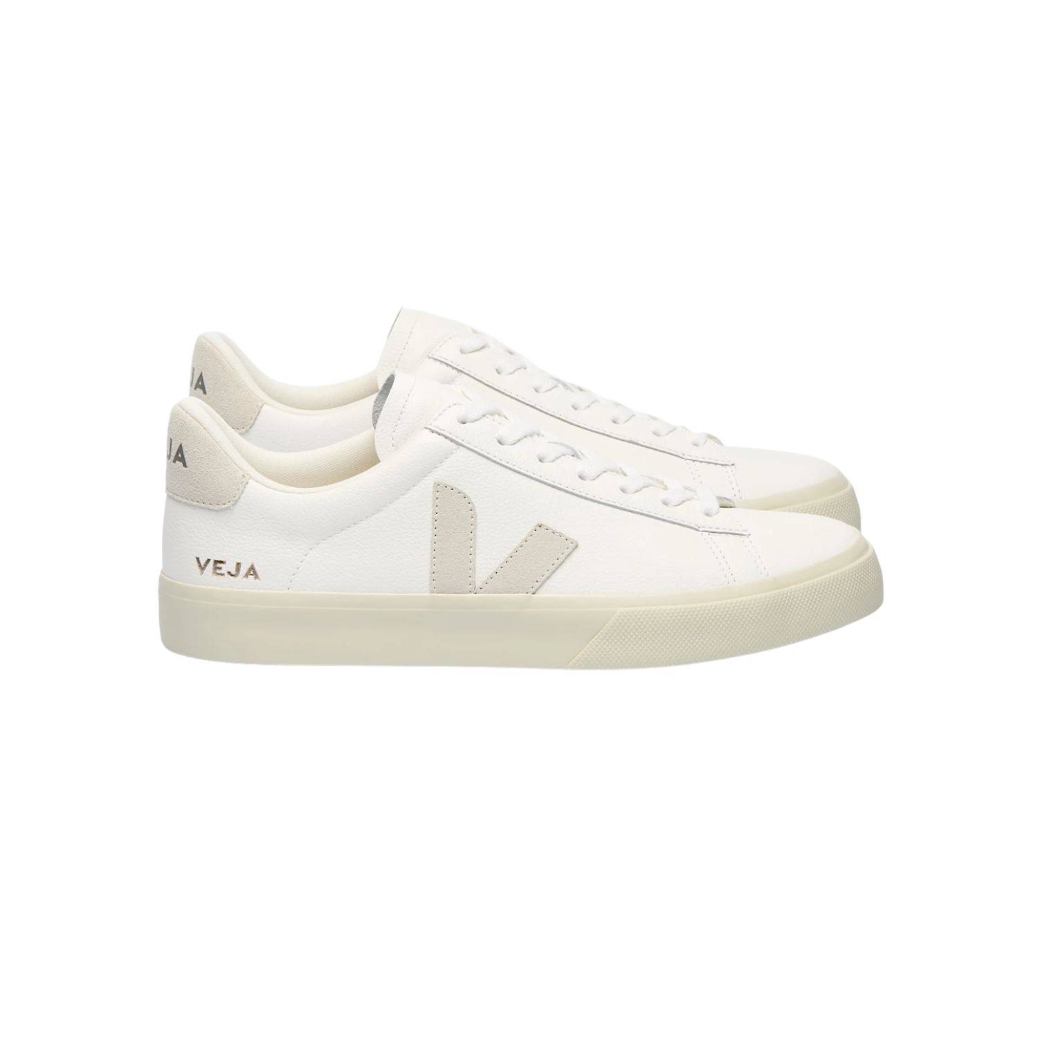 VEJA CAMPO - EXTRA-WHITE/NATURAL-SUEDE
