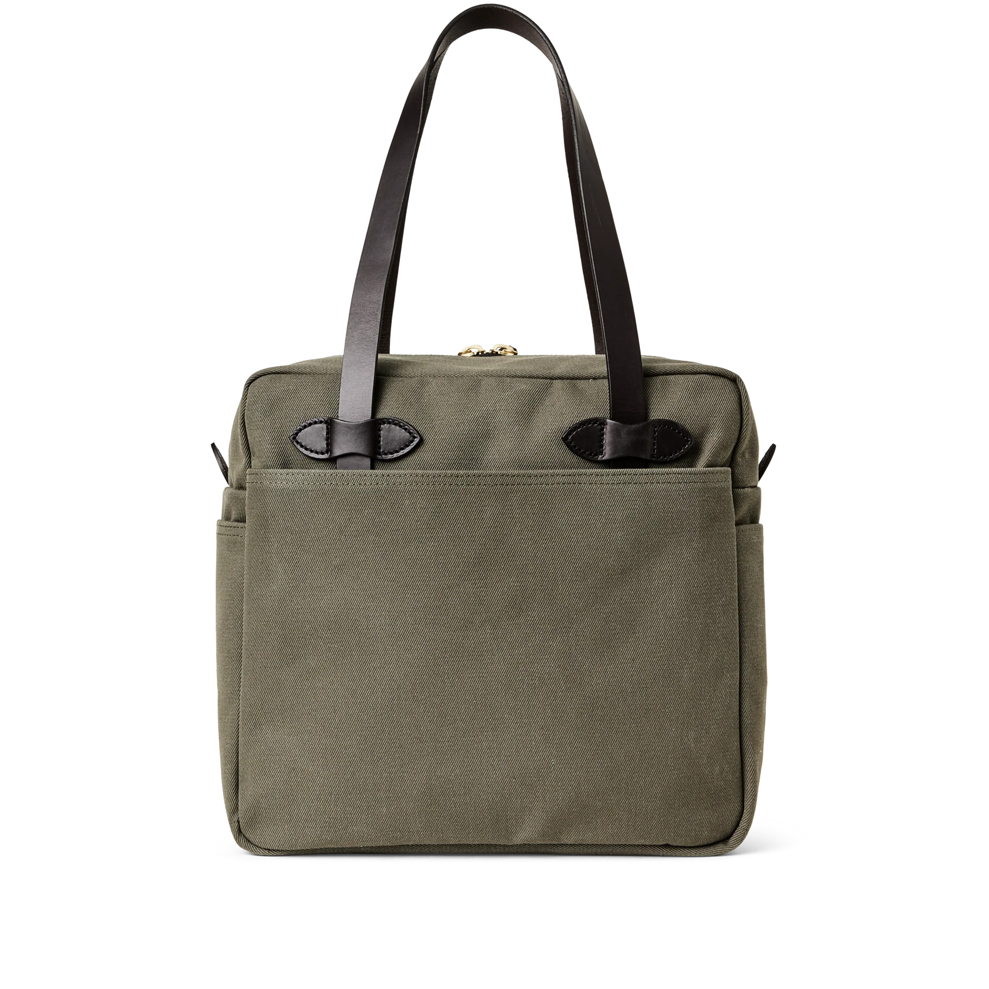 FILSON RUGGED TWILL ZIPPER TOTE BAG - OTTER GREEN