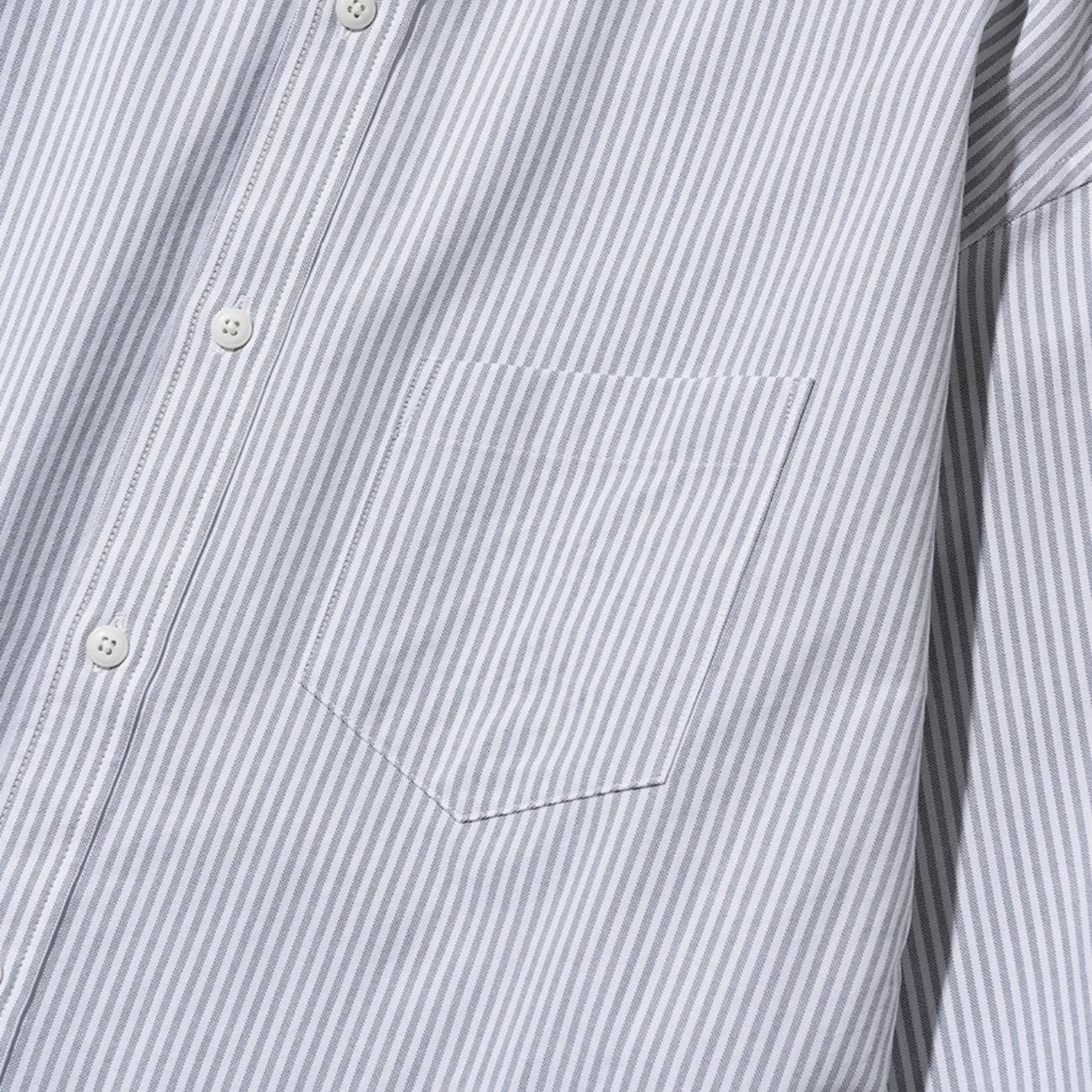 UNIFORM BRIDGE OXFORD BD SHIRTS GREY STRIPE - GREY STRIPE