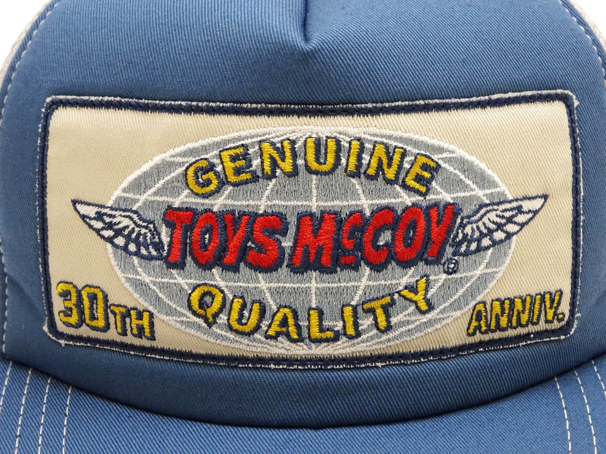 TOYS MCCOY MESH CAP TOYS MCCOY 30TH ANNIV. - SAXE BLUE/GREY