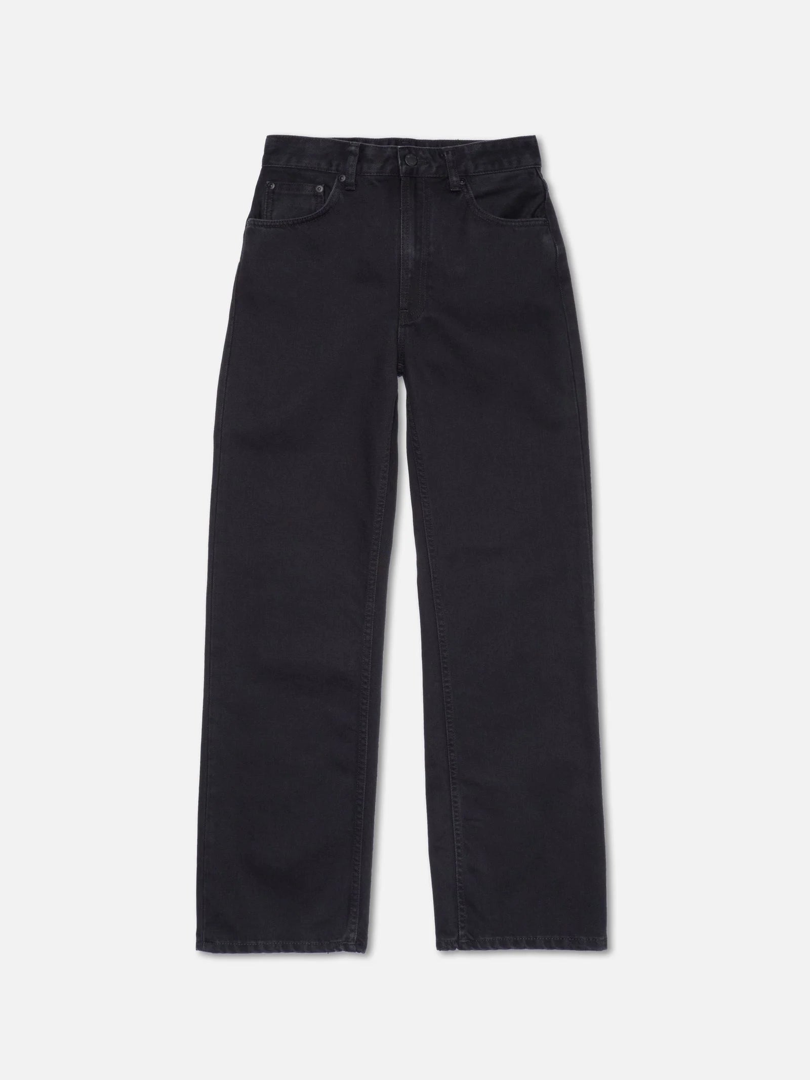 Nudie Jeans Clean Eileen — Smooth Black — view 4