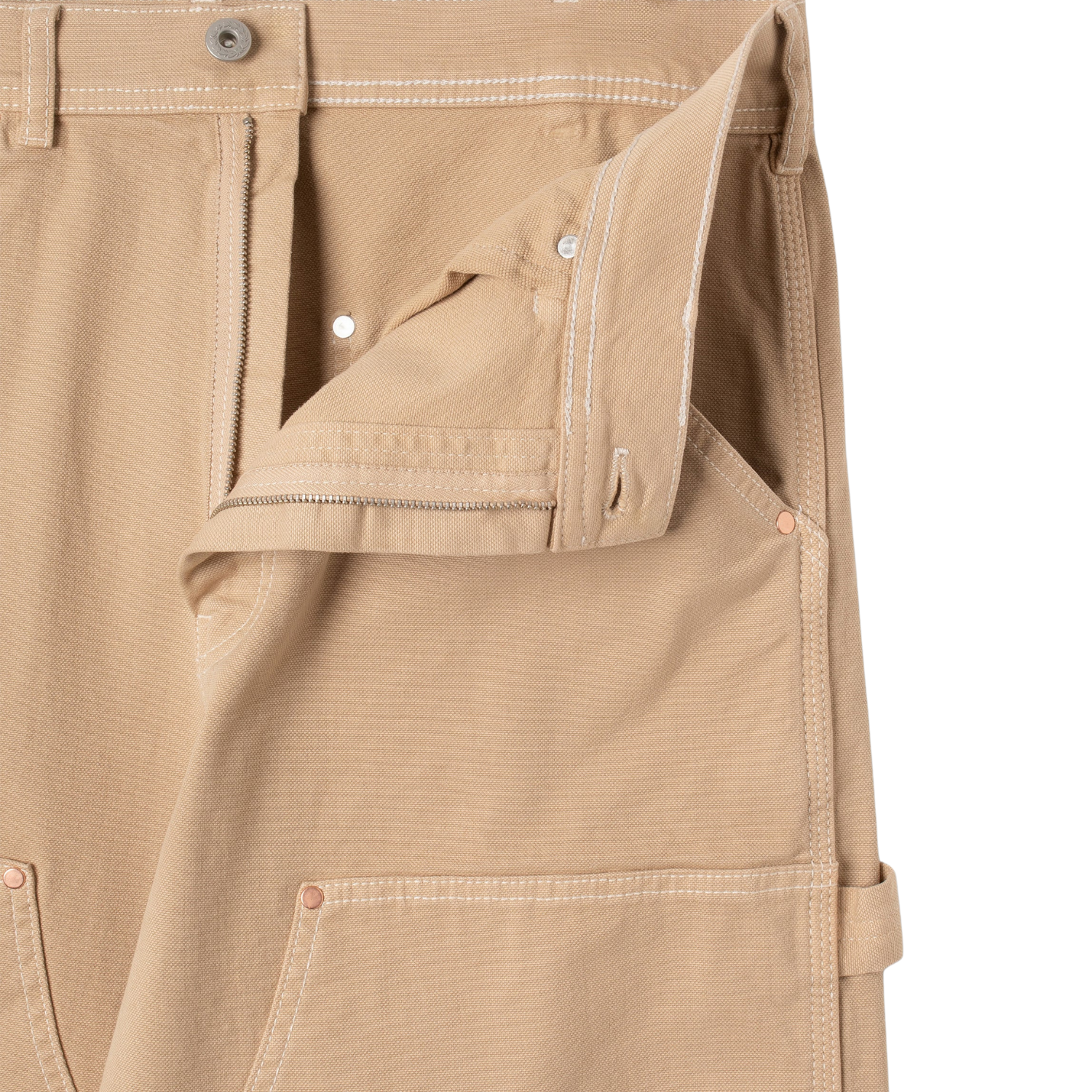 STAN RAY DOUBLE KNEE PANT - VINTAGE KHAKI DUCK