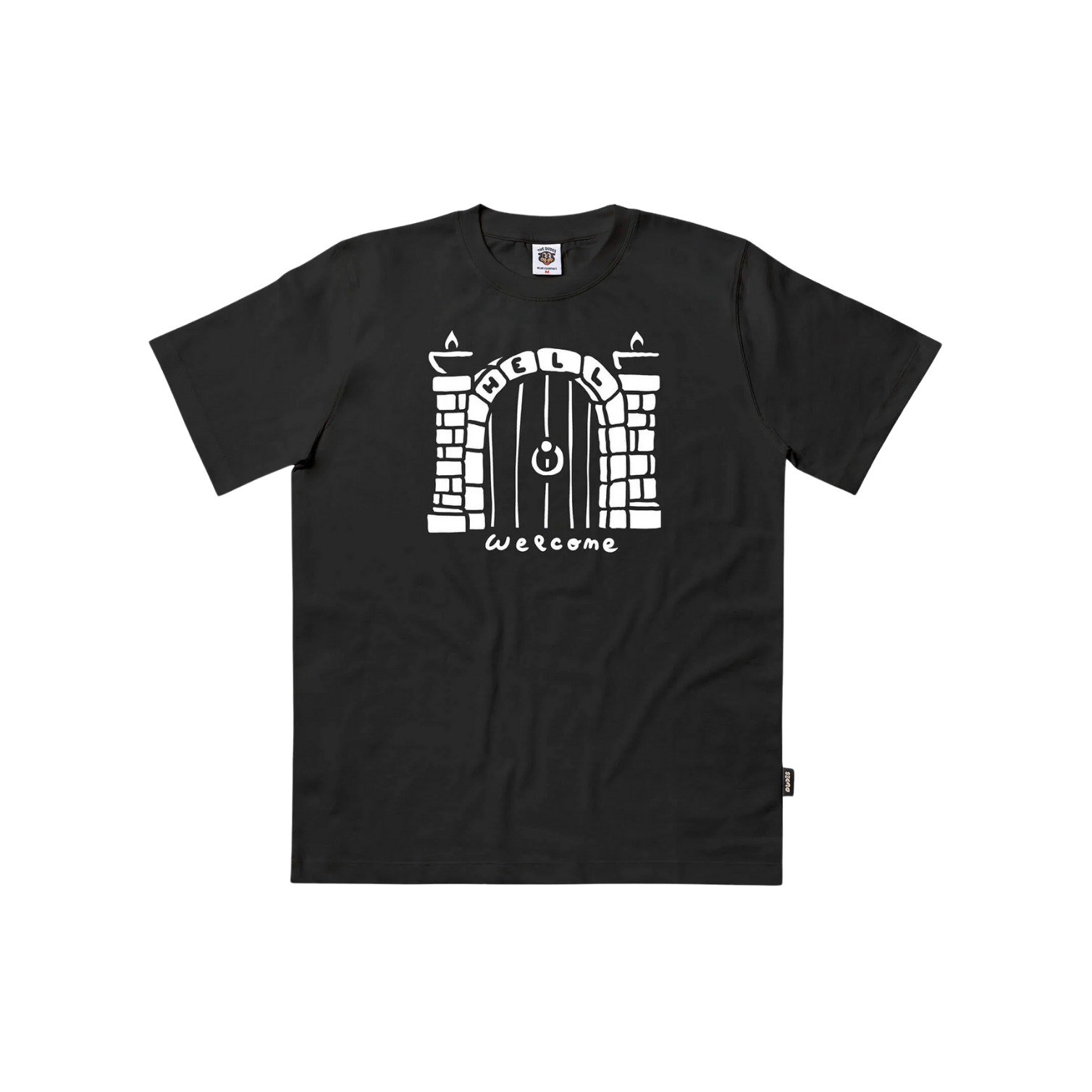 THE DUDES HELLCOME CLASSIC T-SHIRT - BLACK