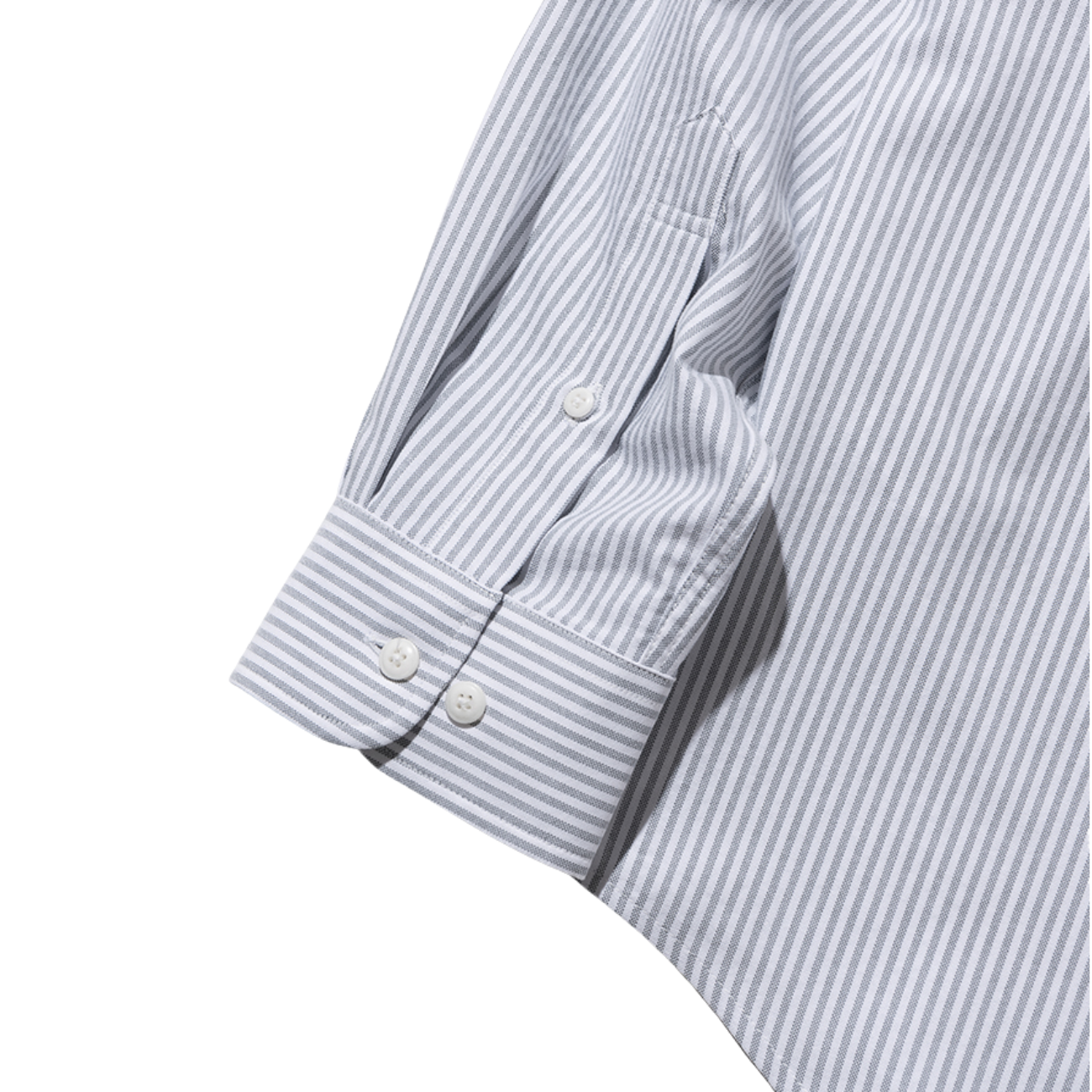 UNIFORM BRIDGE OXFORD BD SHIRTS GREY STRIPE - GREY STRIPE