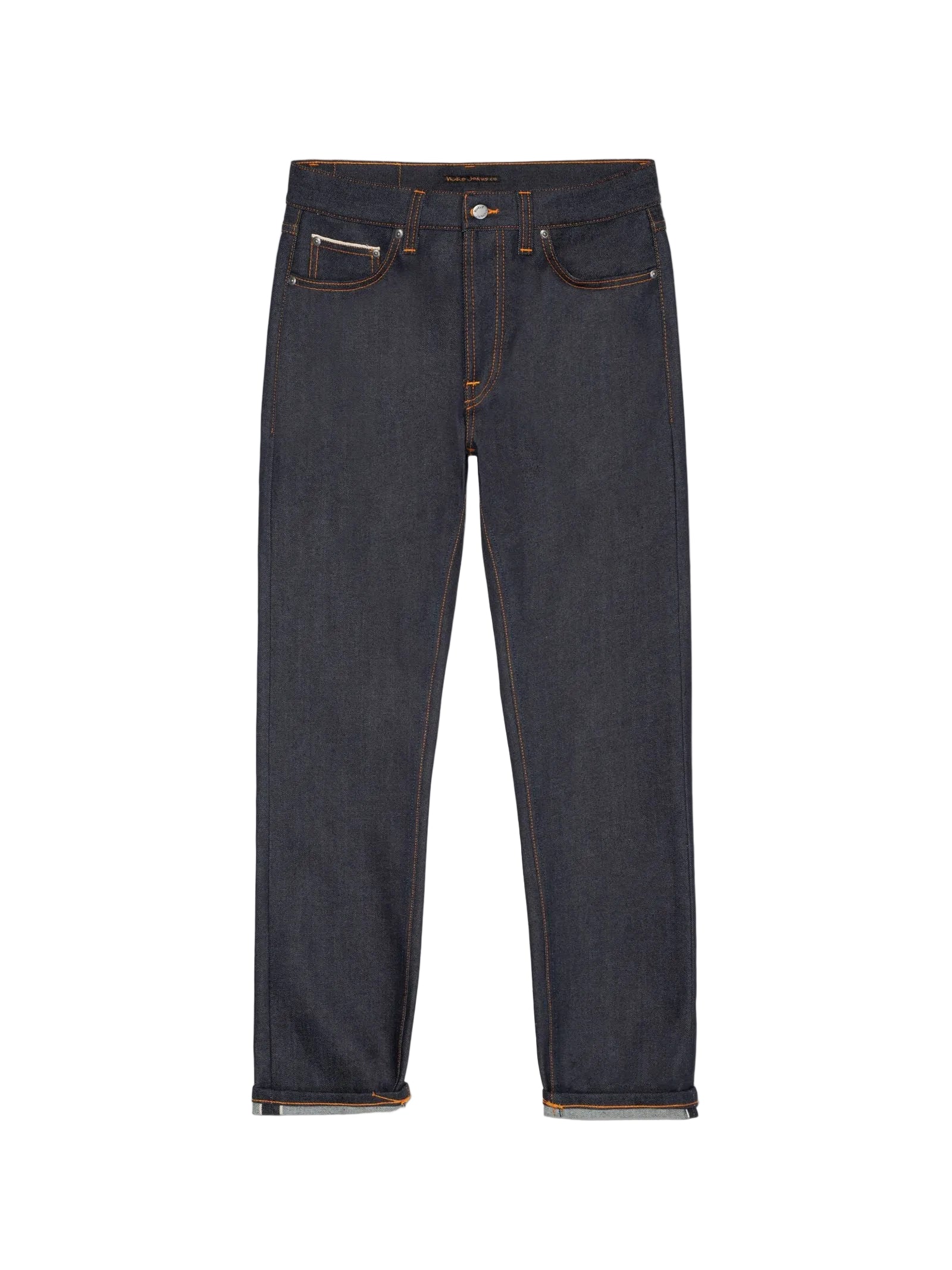 Nudie Jeans Solid Ollie — Dry Japan Selvage — view 2