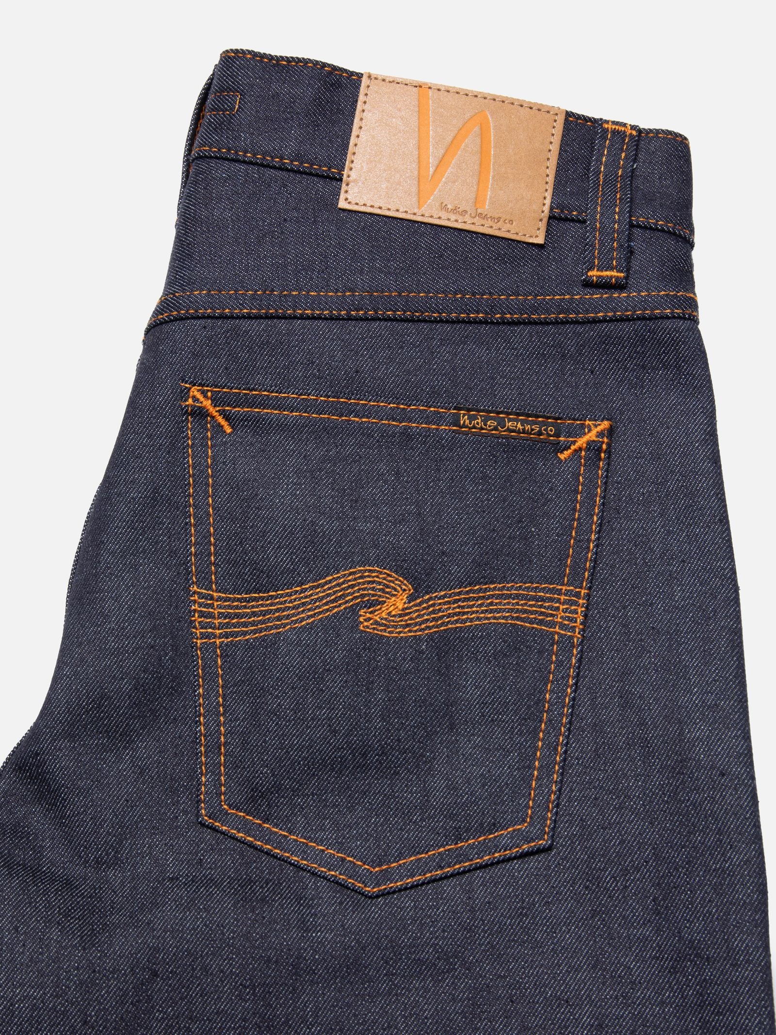 Nudie Jeans Solid Ollie — Dry Japan Selvage — view 5
