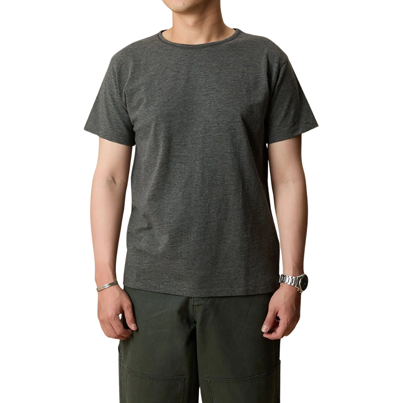 TELLURIDE SLUB COTTON T-SHIRT - GREY