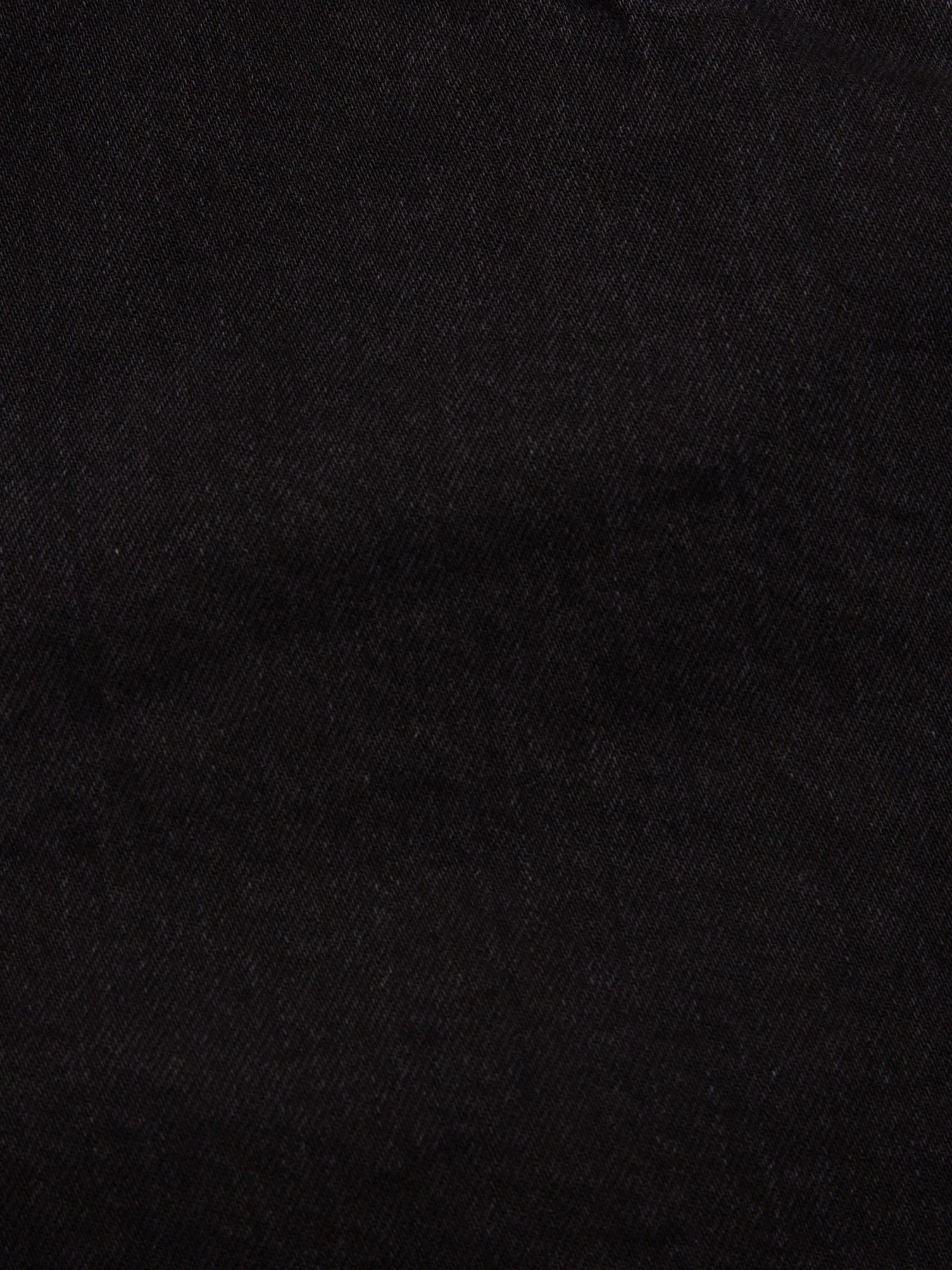 Nudie Jeans Maeve Denim Shorts — Smooth Black — view 7