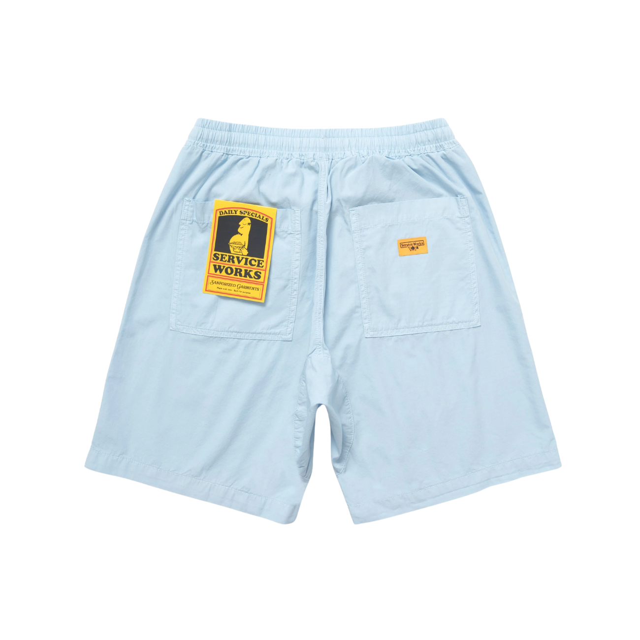 SERVICE WORKS POPLIN CHEF SHORT - POWDER