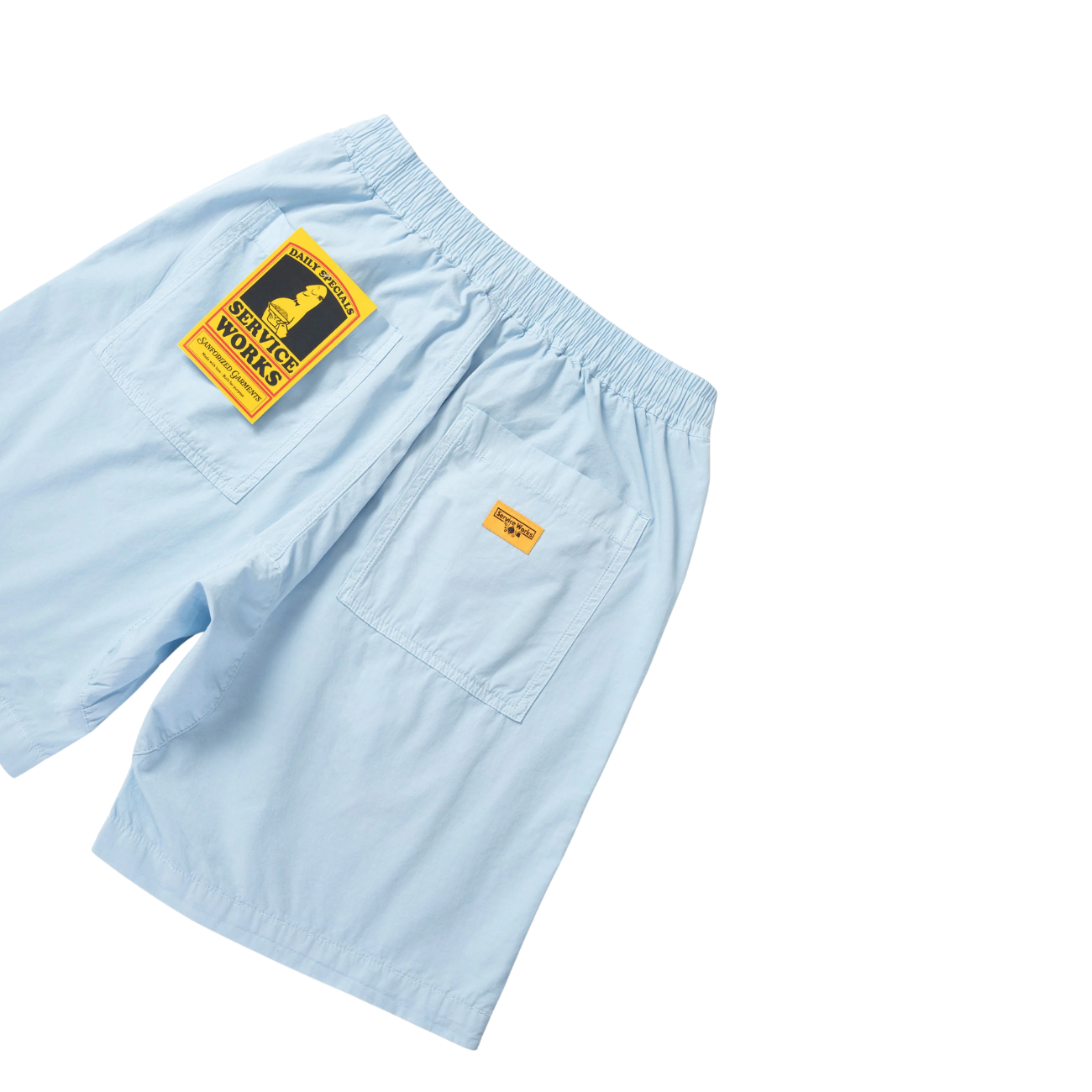 Service Works Poplin Chef Short — Powder — view 6