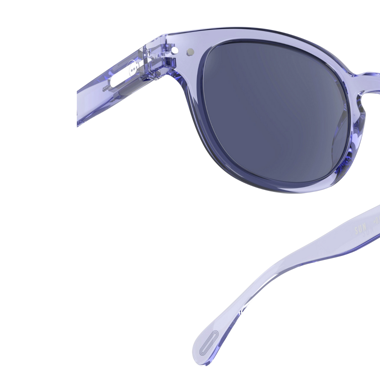 IZIPIZI SUN C ATHLETIC PURPLE BLUE LENSES - ATHLETIC PURPLE