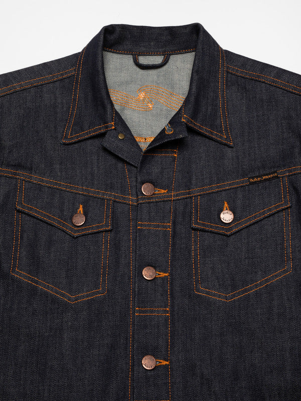 [PRE-ORDER] Conny Denim Jacket Dry Streaky Mid Blue