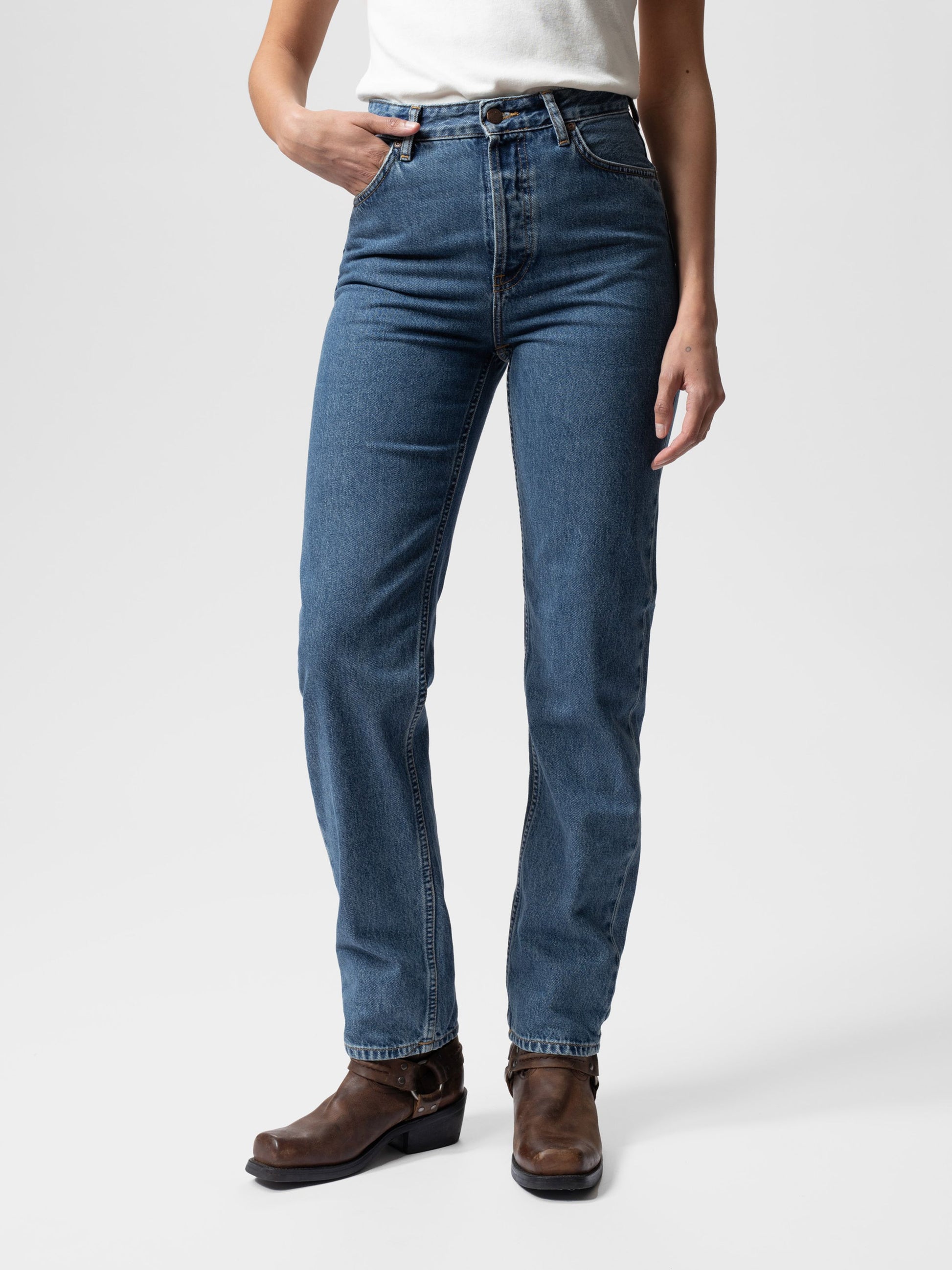 NUDIE JEANS LOFTY LO MORNING MIST