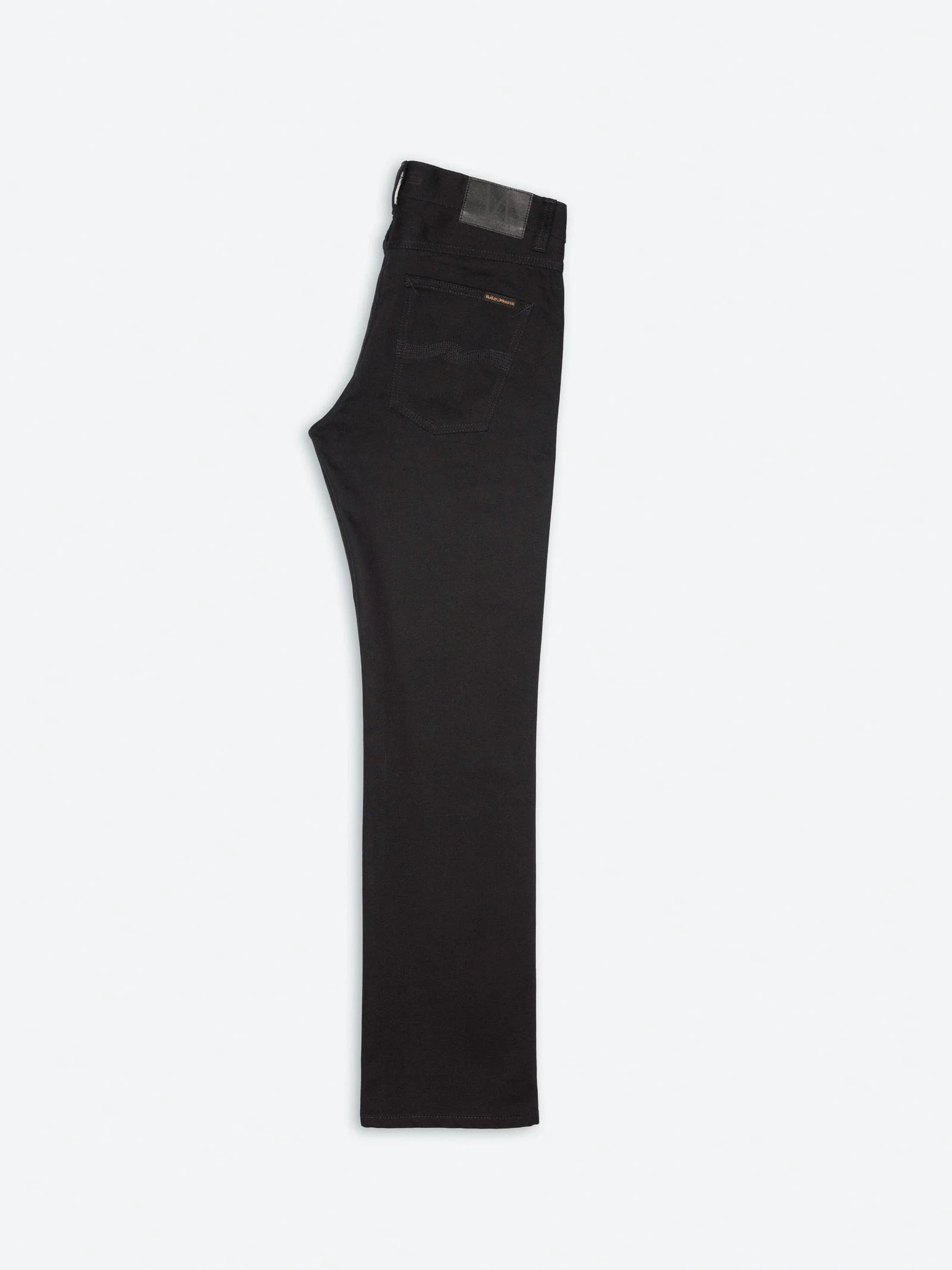 Nudie Jeans Slim Jim — Dry Black Tar — view 5