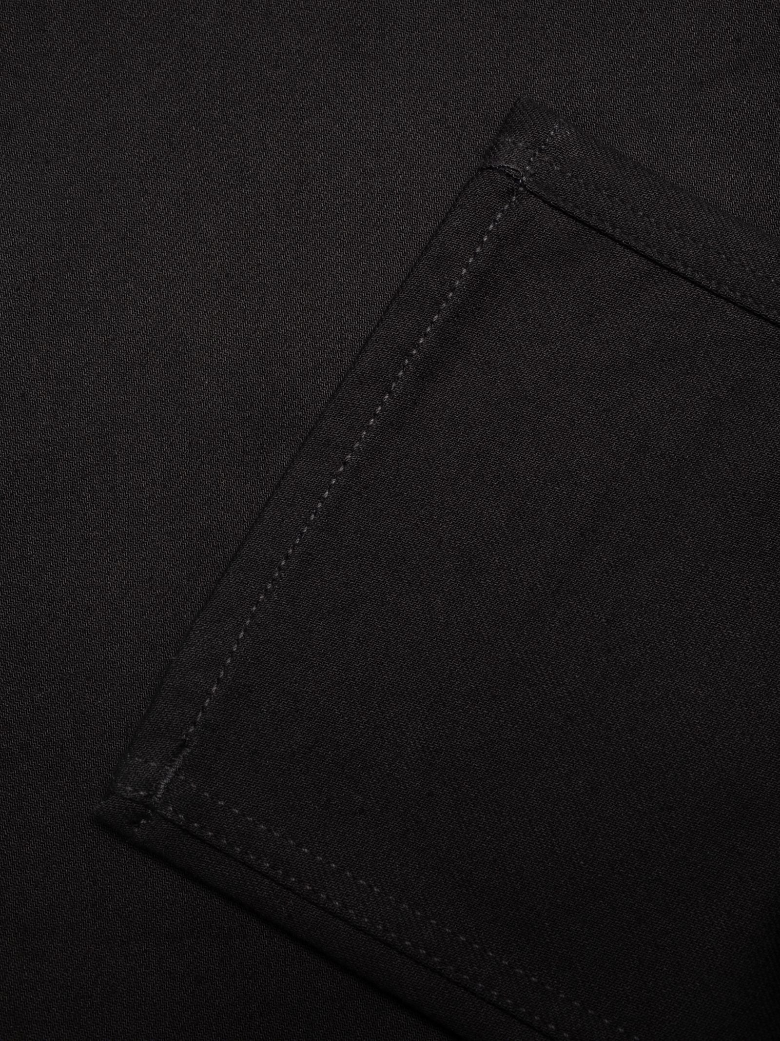Nudie Jeans Slim Jim — Dry Black Tar — view 8