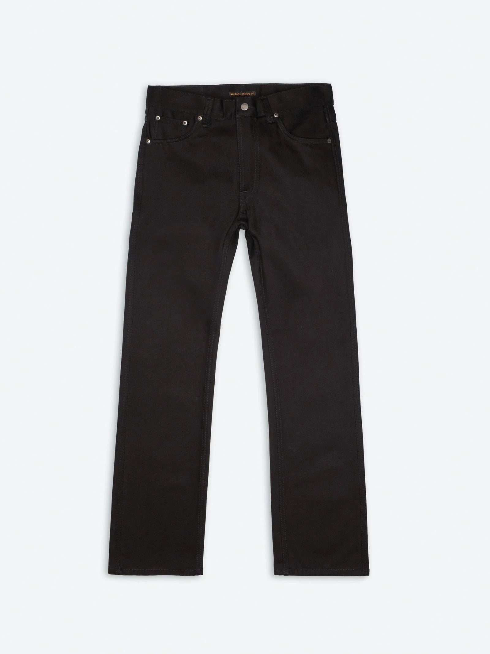 Nudie Jeans Slim Jim — Dry Black Tar — view 4