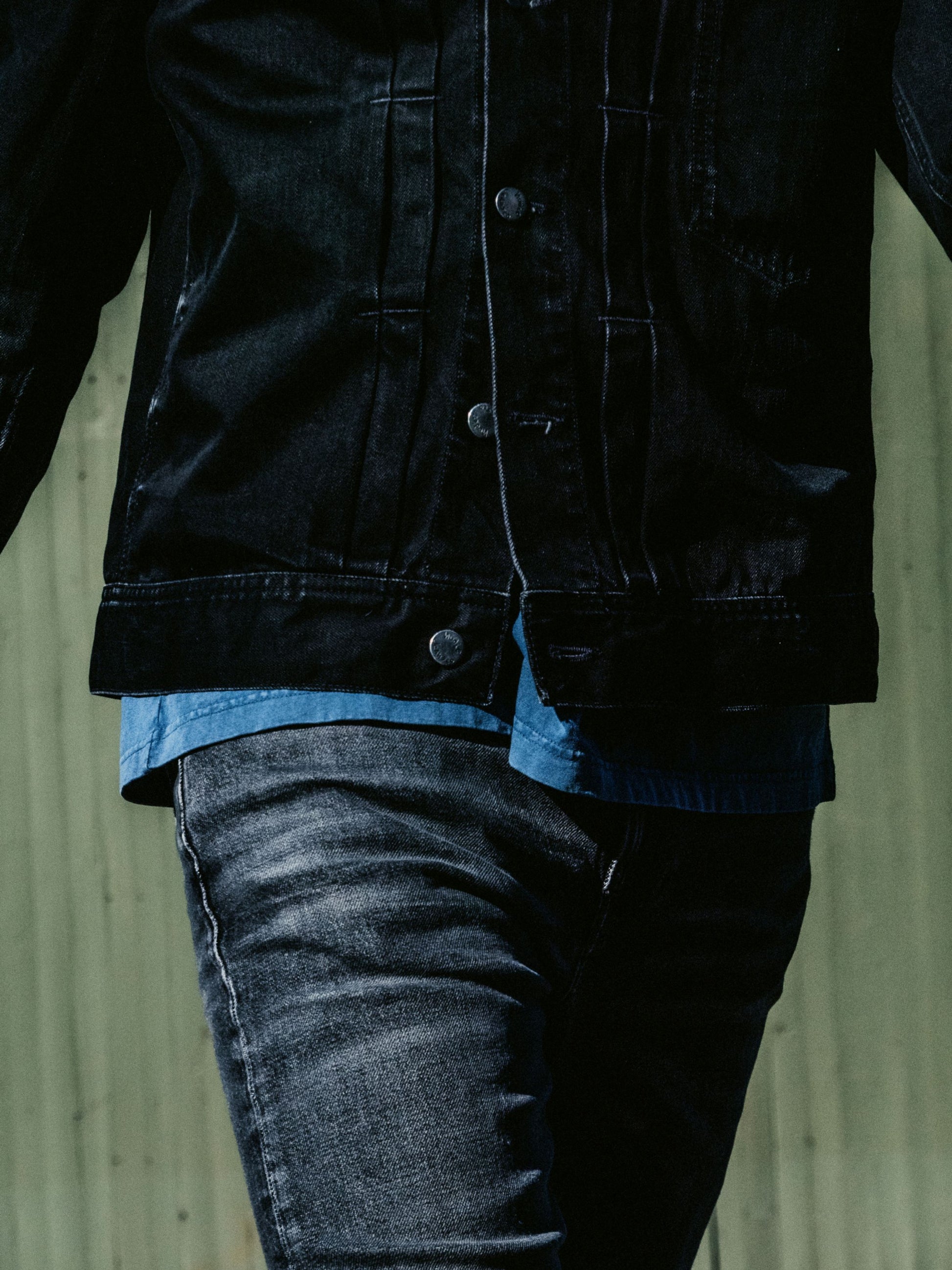 NUDIE JEANS LEAN DEAN GREY HURRICANE