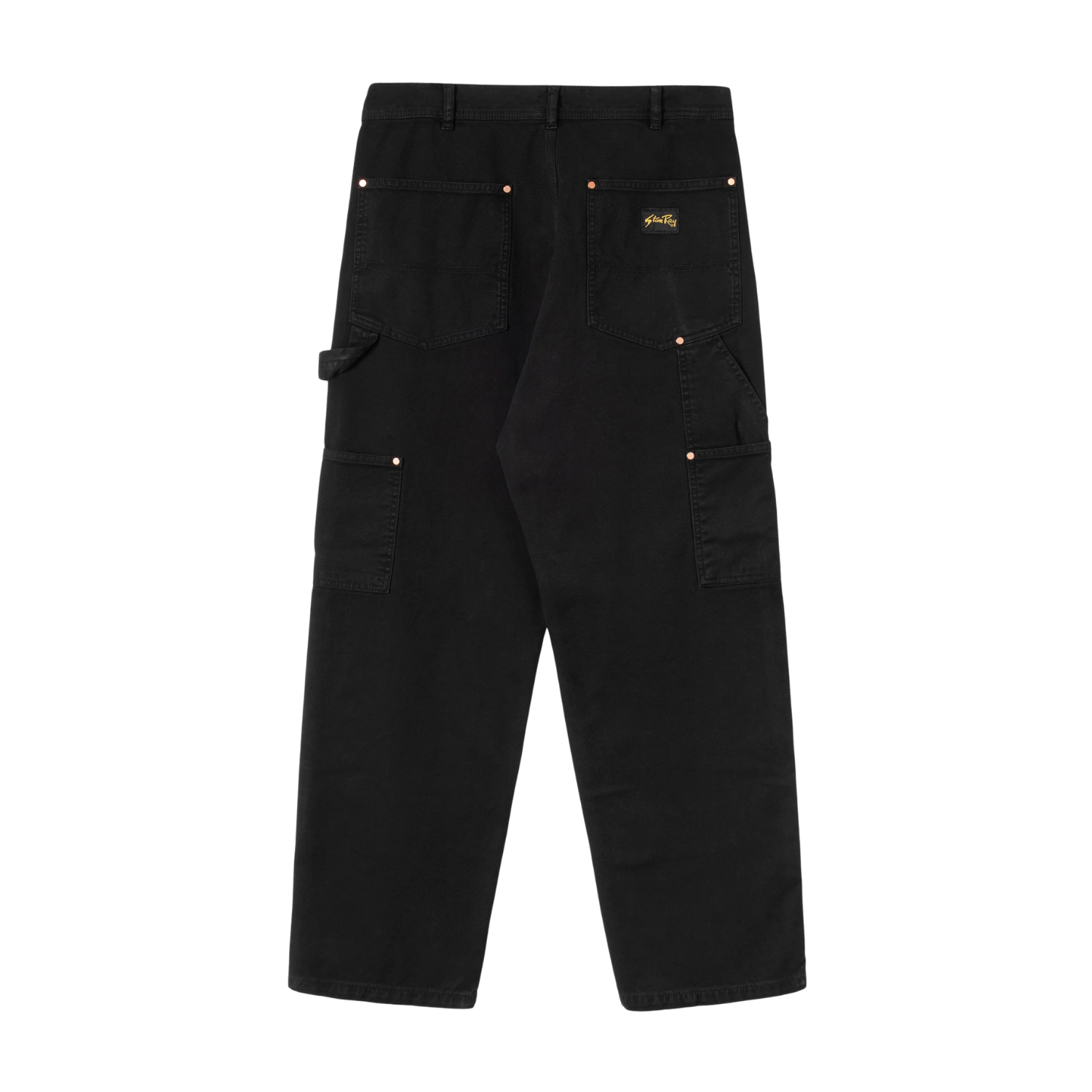 STAN RAY DOUBLE KNEE PANT - WASHED BLACK DUCK