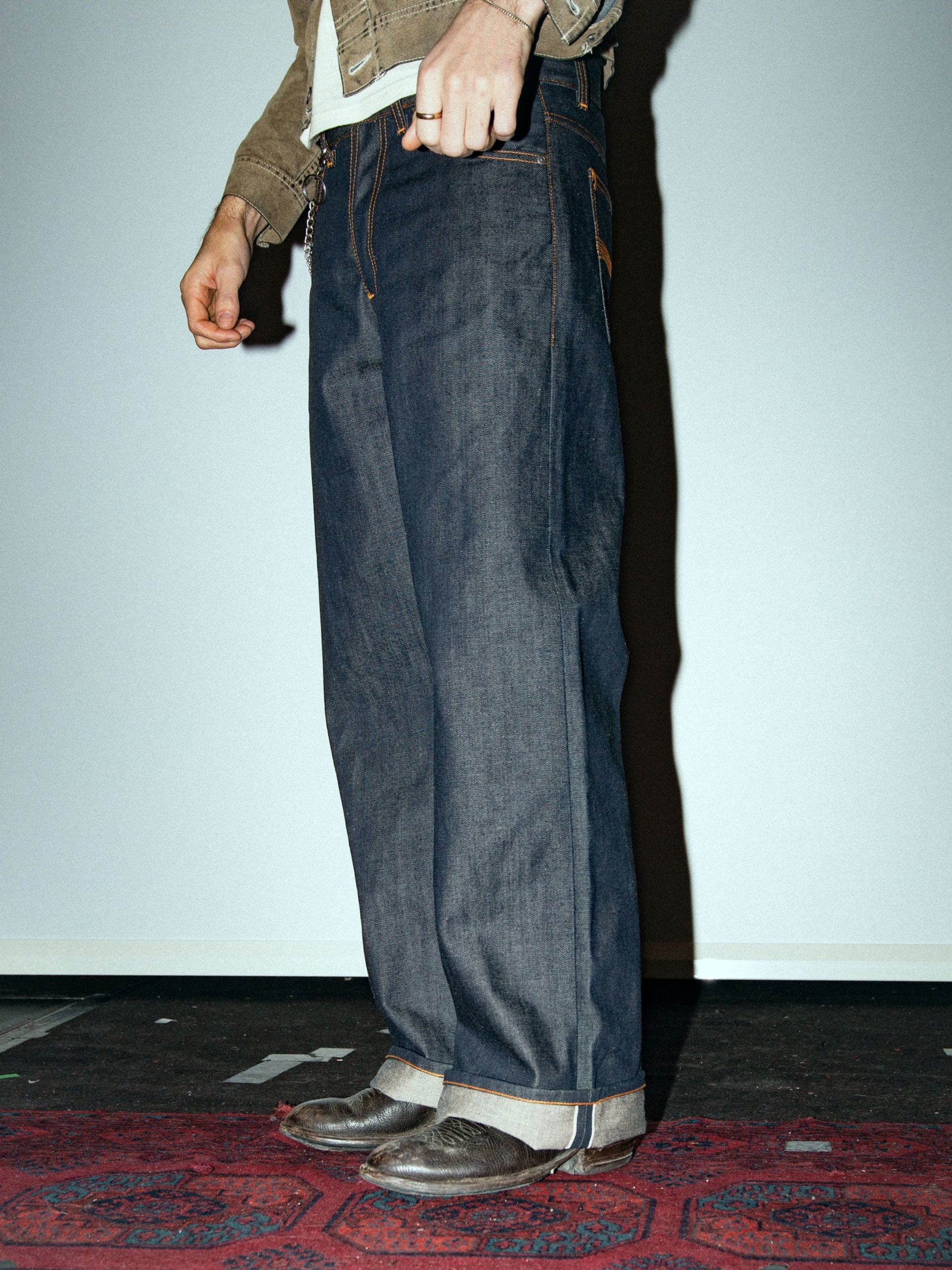 Nudie Jeans Loud Larry — Dry Selvage — view 2
