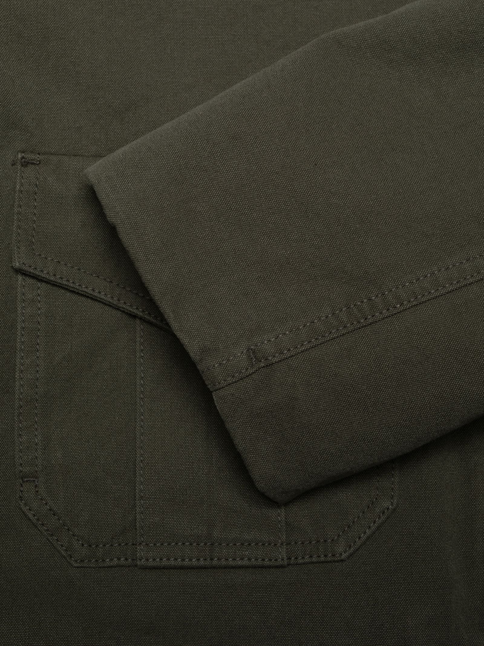 Nudie Jeans Molly Duck Canvas Jacket — Green — view 4