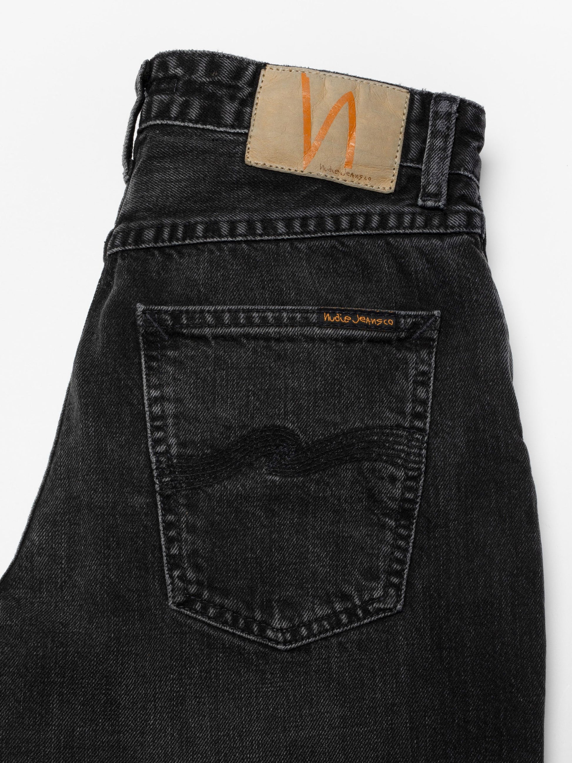 NUDIE JEANS CLEAN EILEEN - BLACK CROSSHATCH