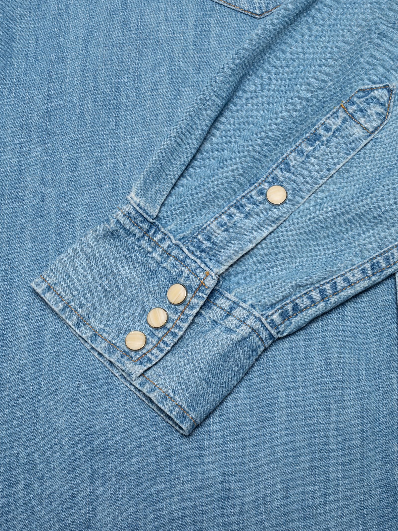 Nudie Jeans Gunnar Light Used — Light Blue — view 7