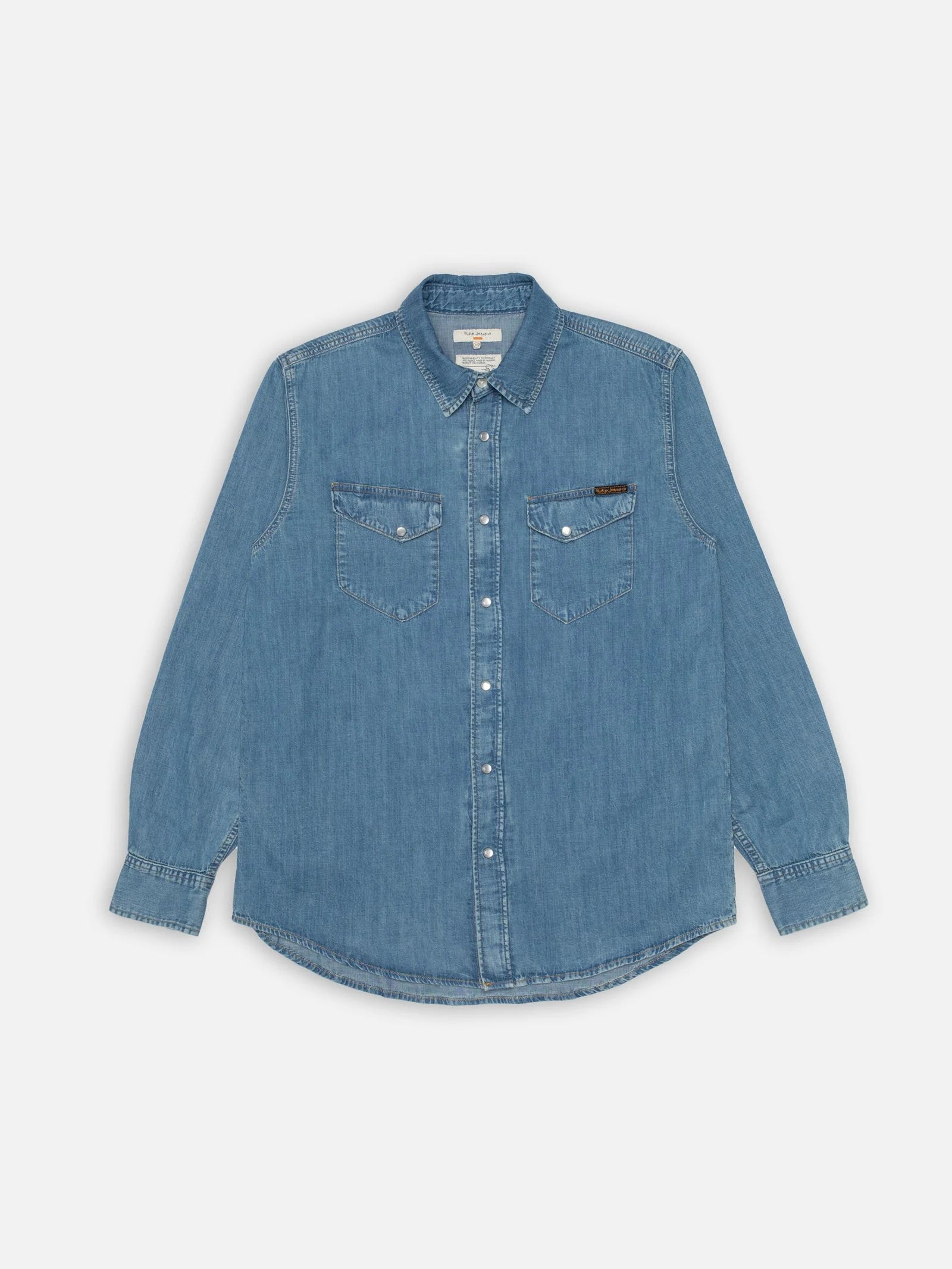 Nudie Jeans Gunnar Light Used — Light Blue — view 2