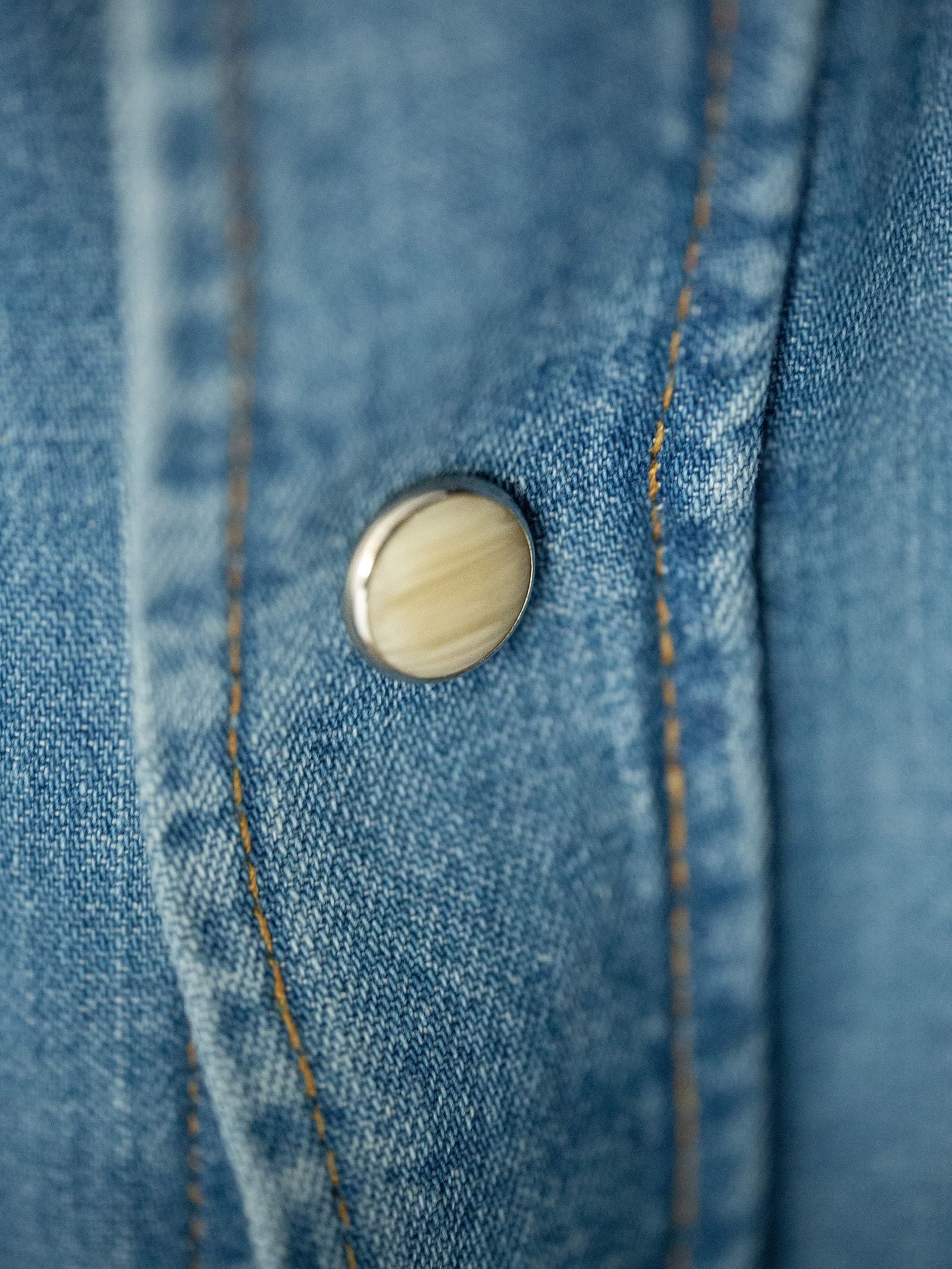 Nudie Jeans Gunnar Light Used — Light Blue — view 4