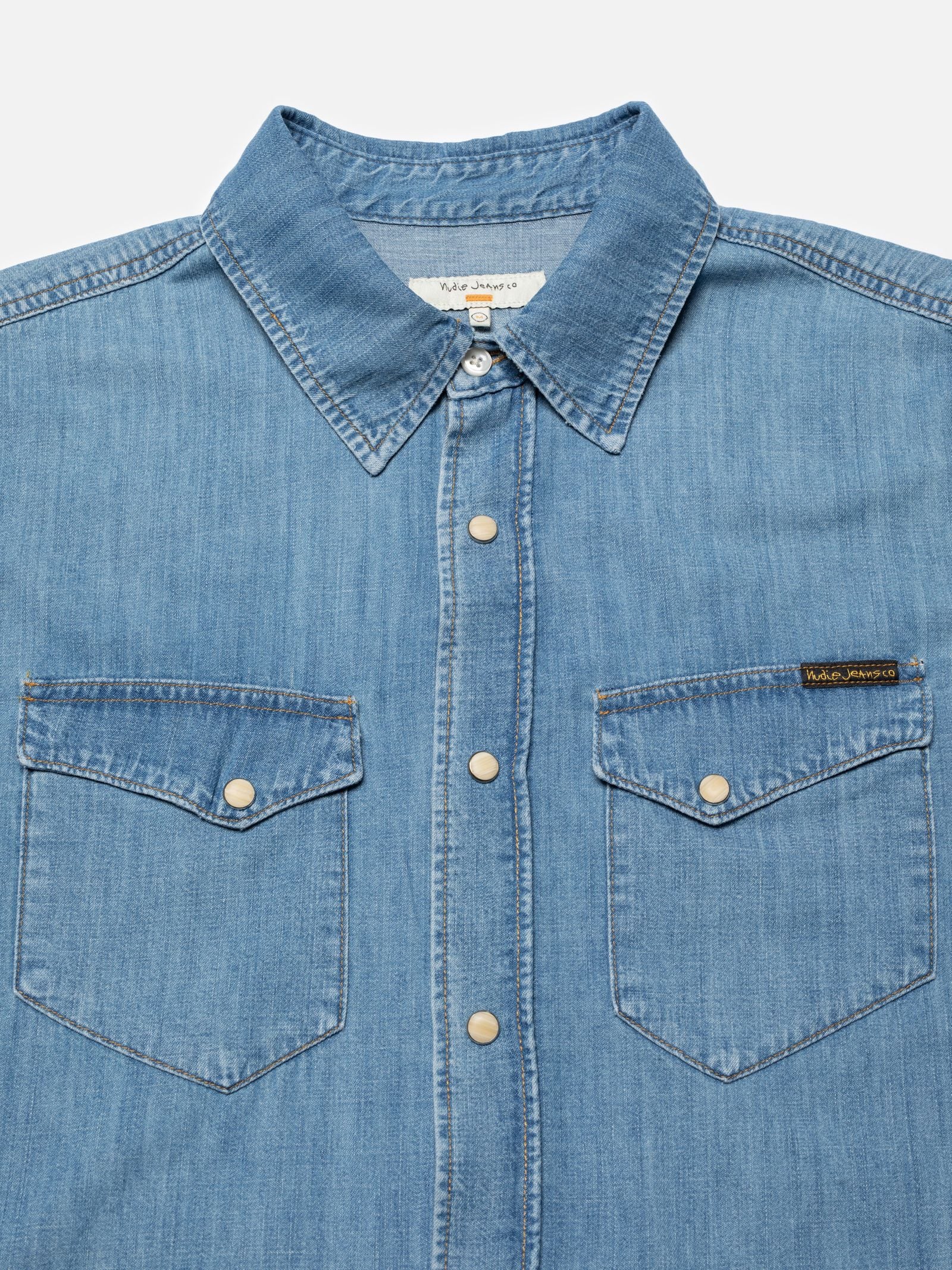 Nudie Jeans Gunnar Light Used — Light Blue — view 3